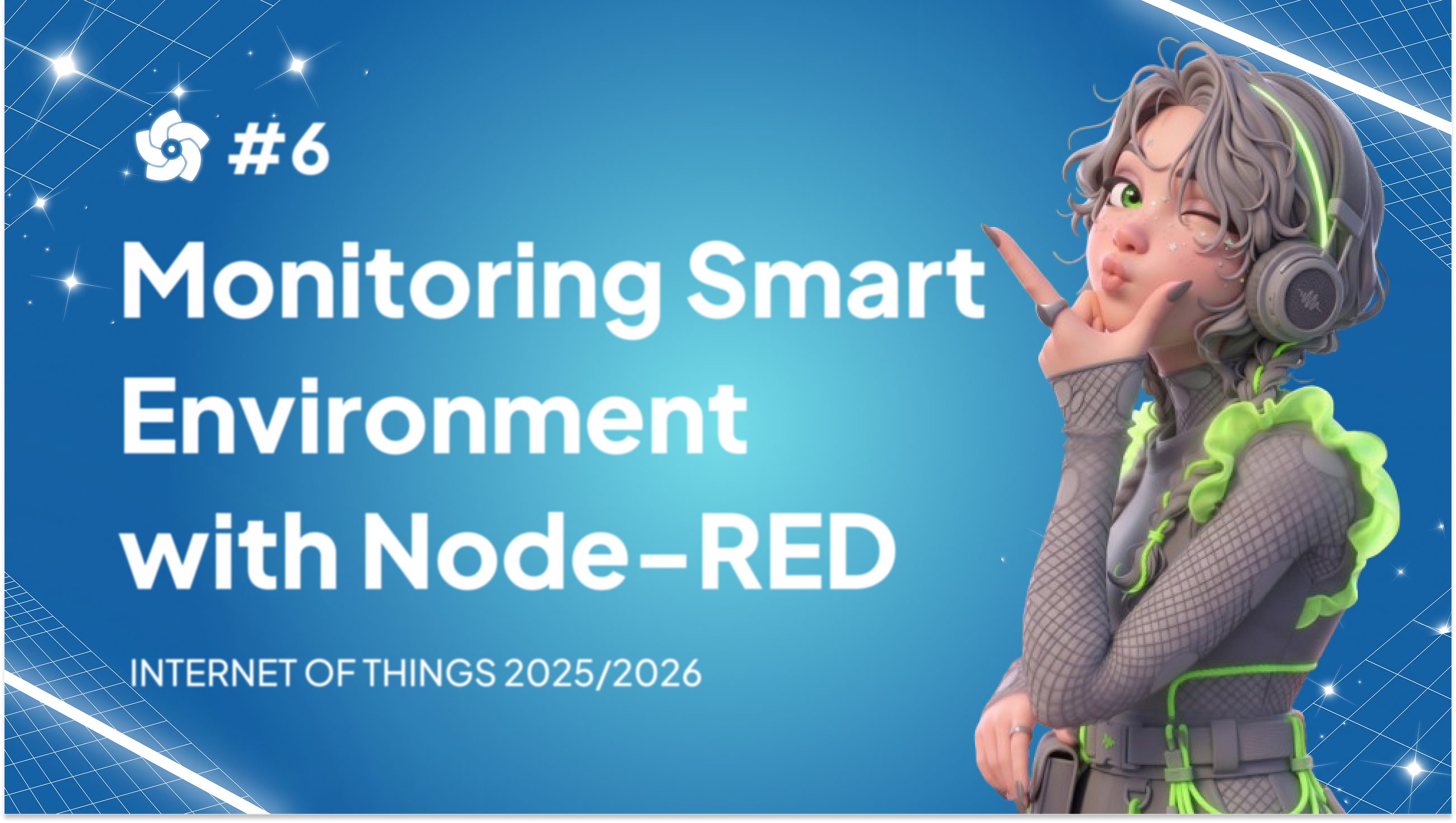 Monitoring Smart Environment with Node-RED
