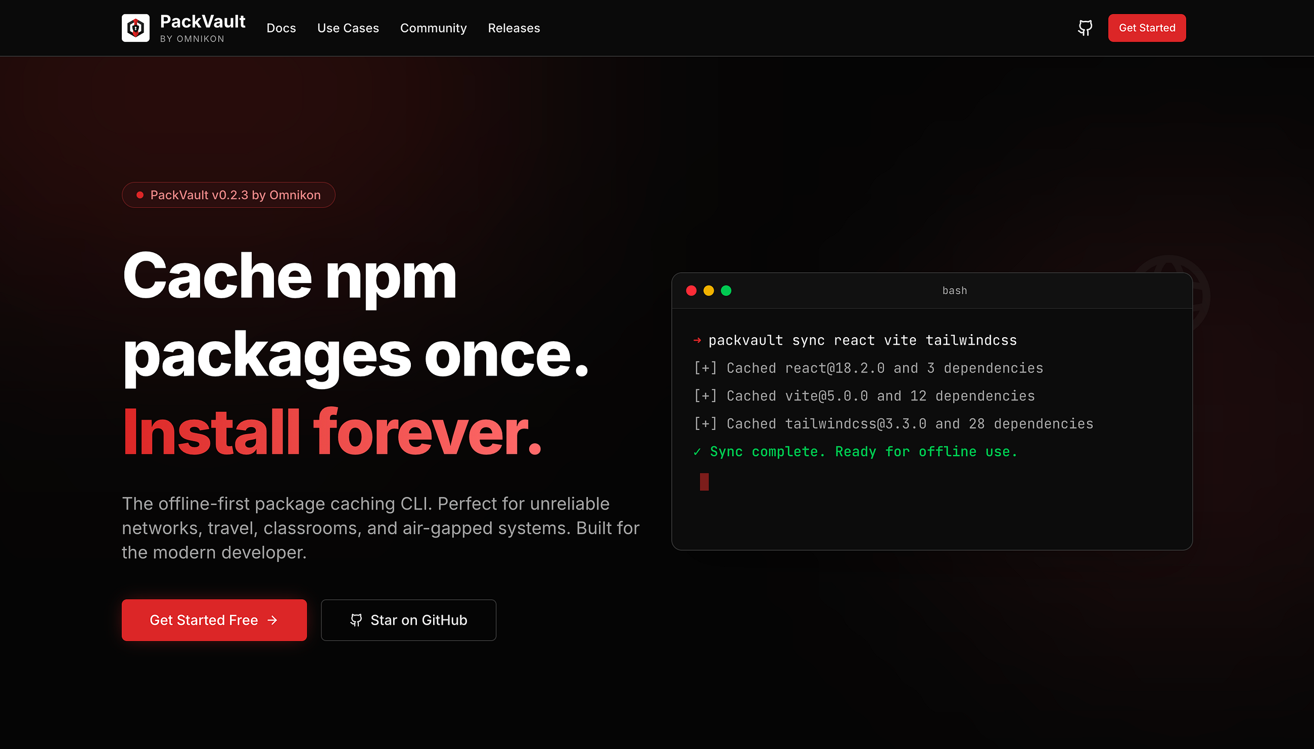 I Was Tired of Downloading the Same npm Packages — So I Built PackVault