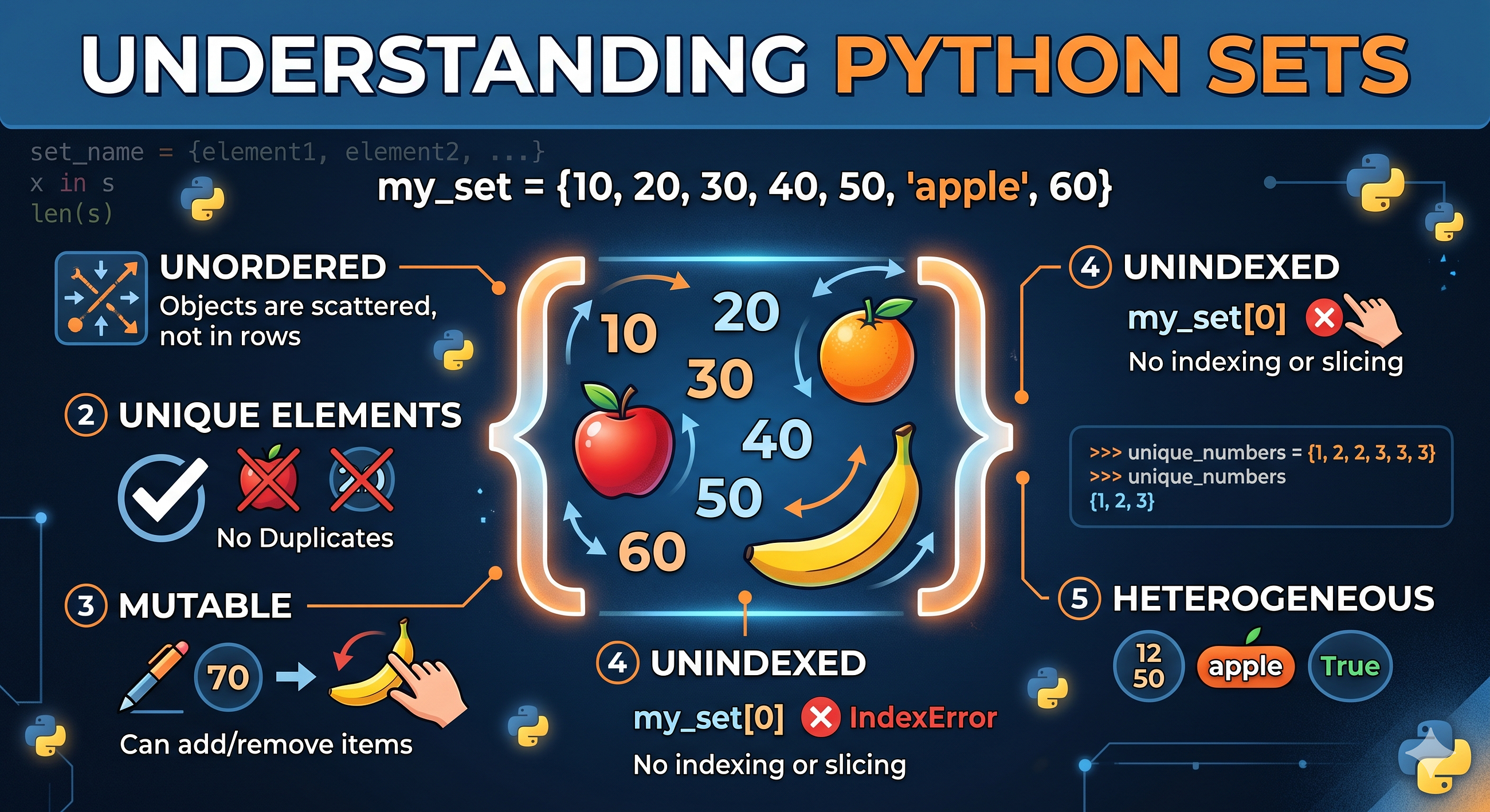 Data Science Day 11 Sets