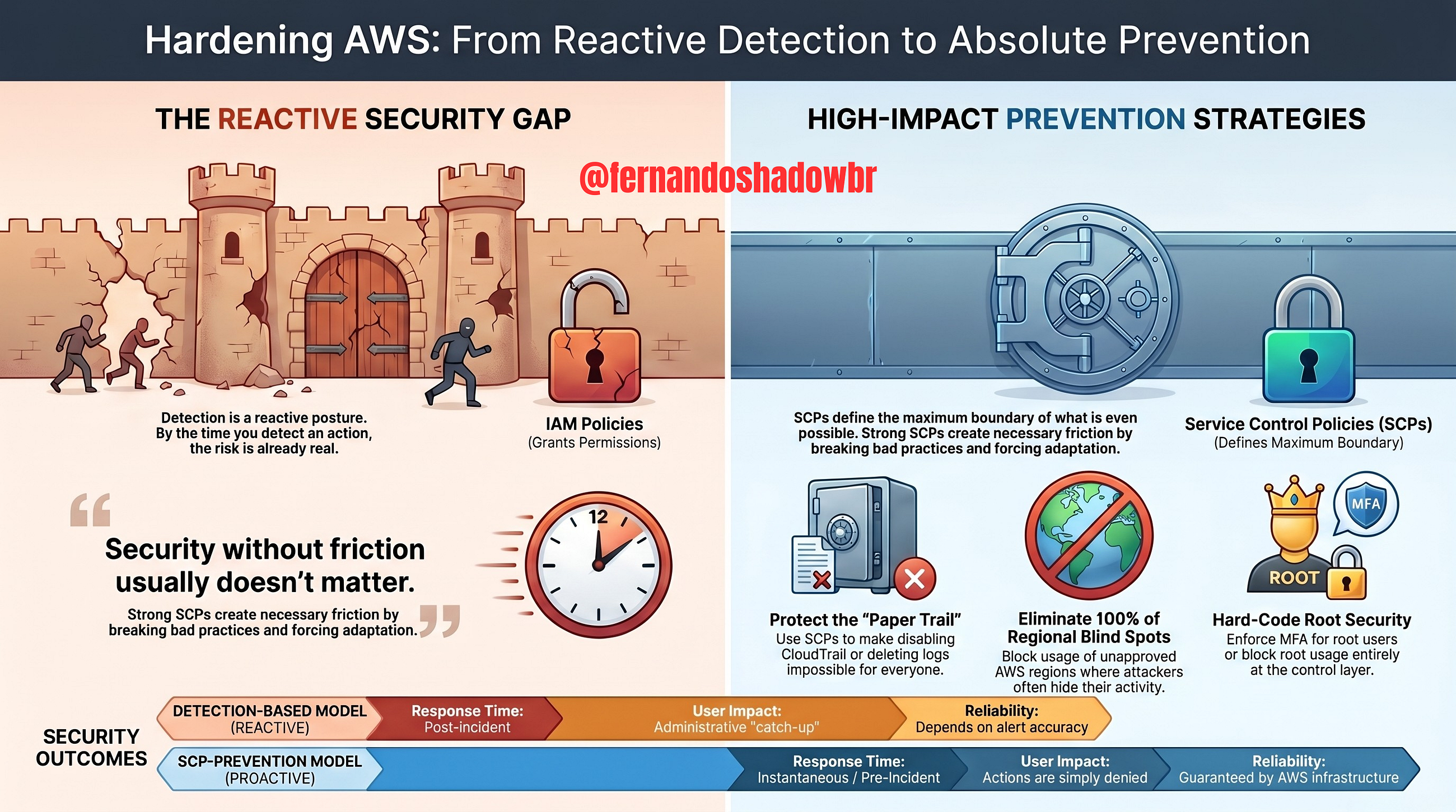 Why most AWS environments are one SCP away from being compromised