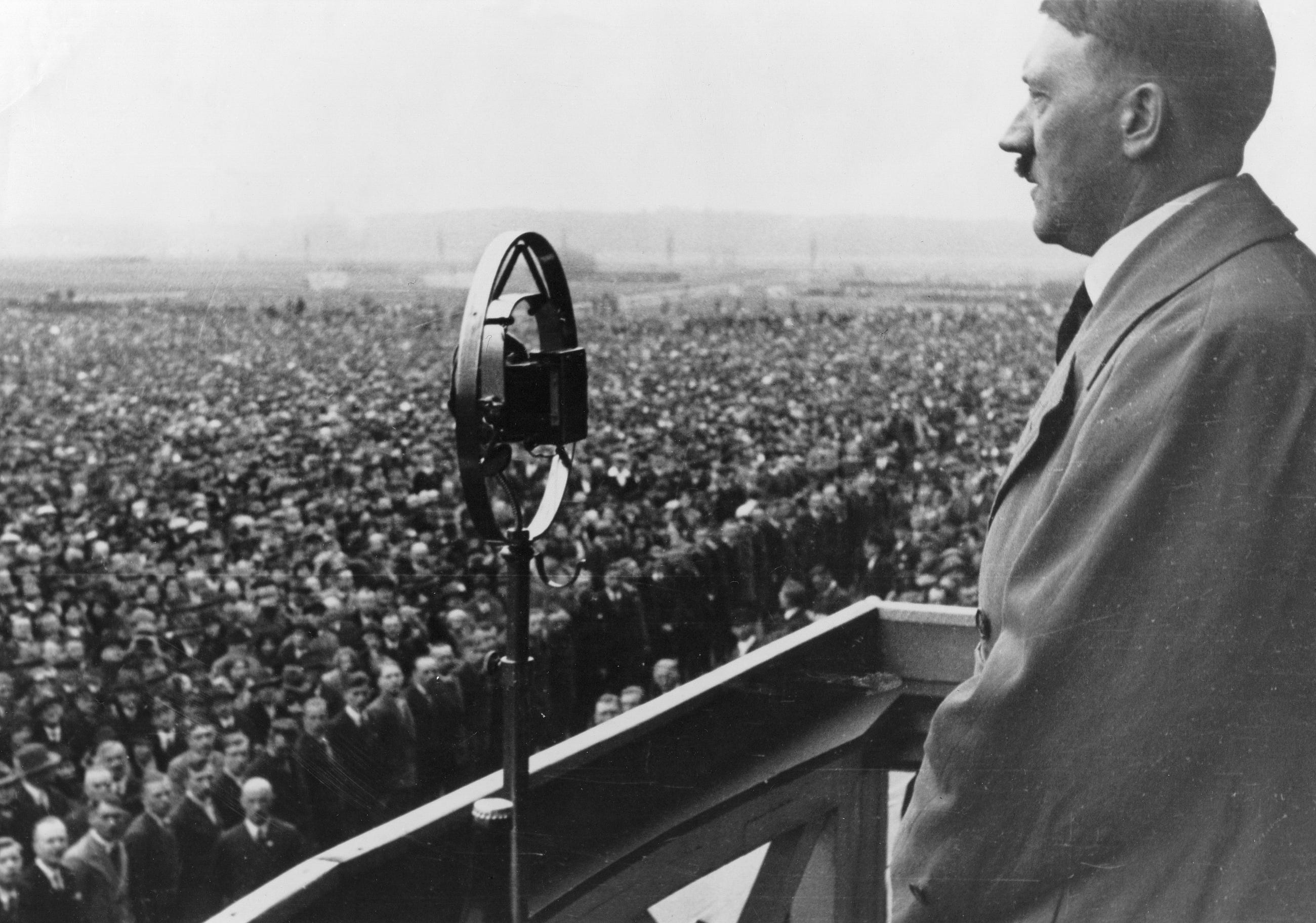 Hitler Speech Color