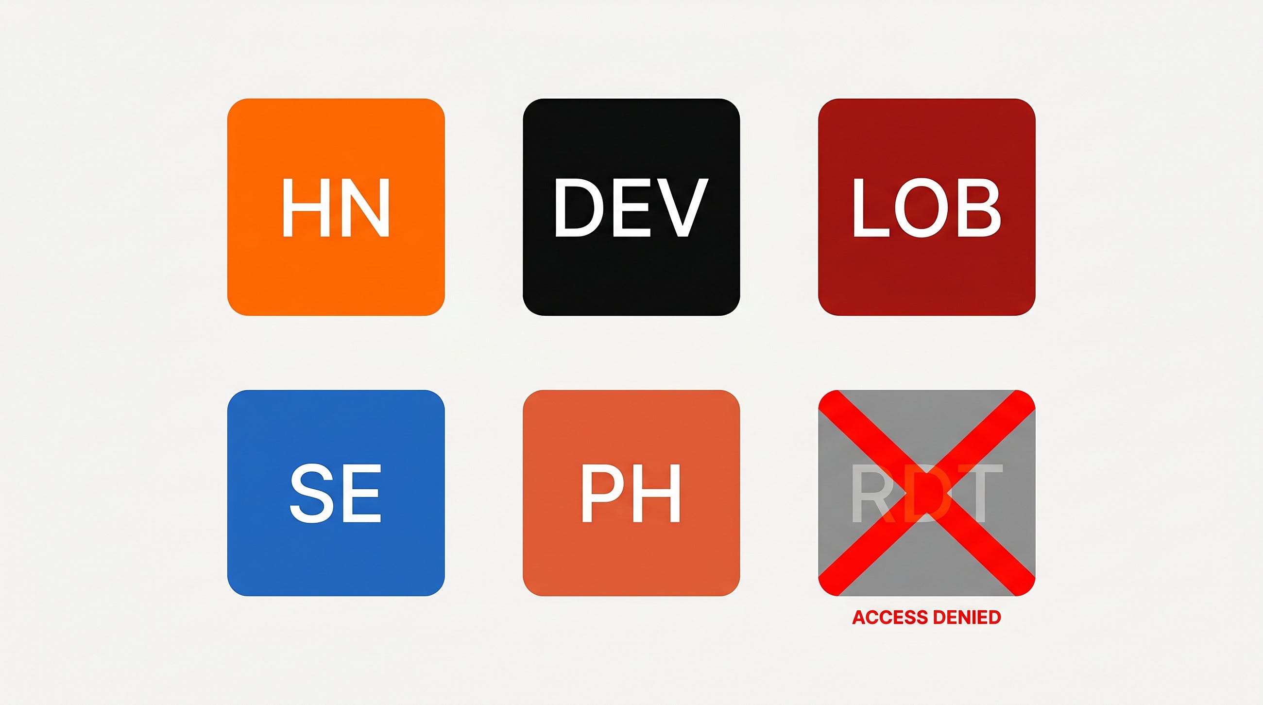 Ingesting Hacker News, dev.to, Lobsters, Stack Exchange, and Product Hunt without getting banned