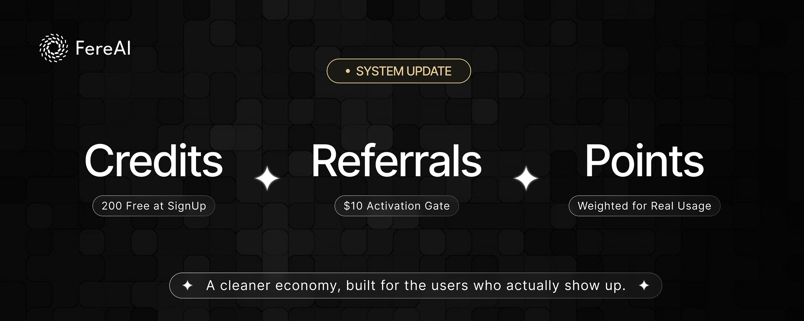 A Big Update on What’s New at Fere: Credits, Referrals, Points and more
