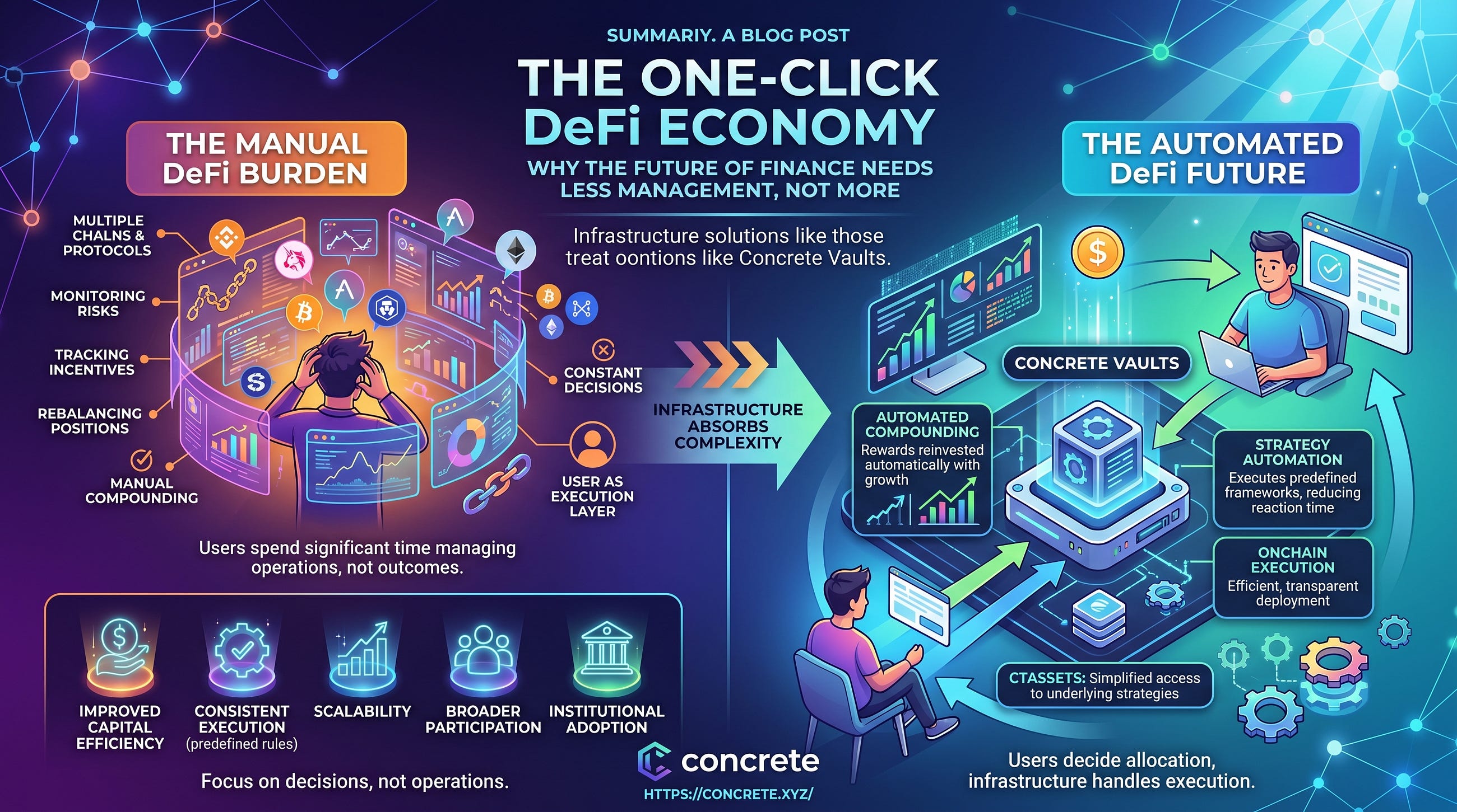 The One-Click DeFi Economy: Why the Future of Finance Needs Less Management, Not More
