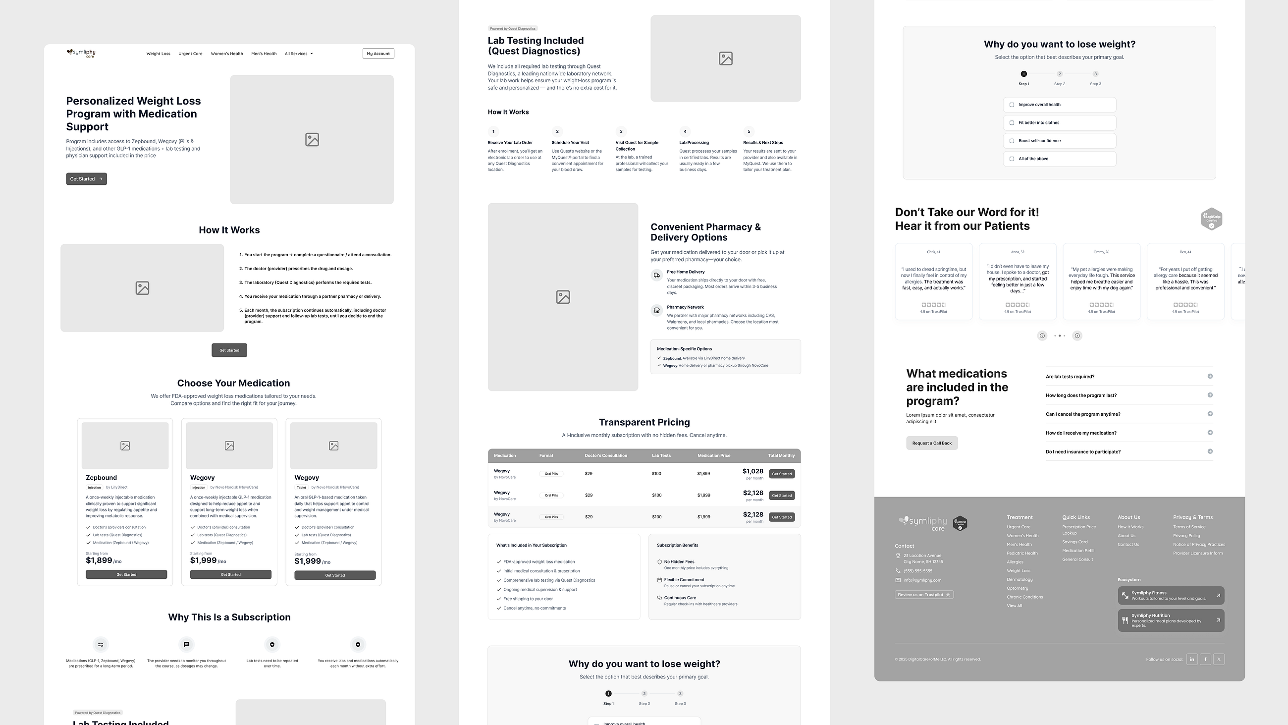 How I Designed a Conversion-Focused HealthTech Landing Page with Minimal Initial Information