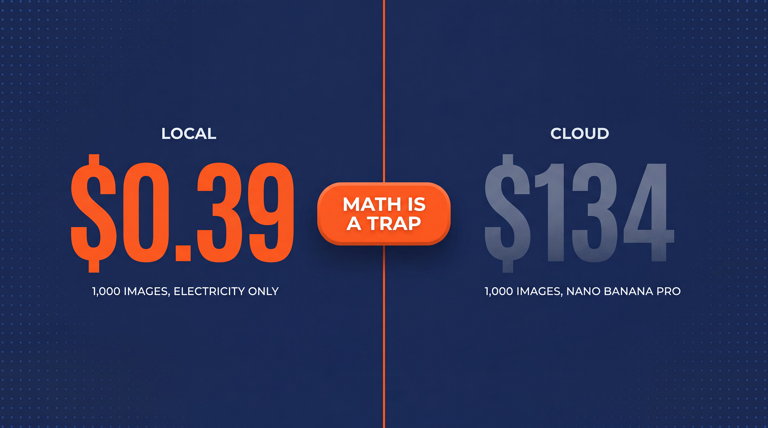 ComfyUI vs commercial APIs in 2026: I generated 1,000 images on both. Here is the honest cost.