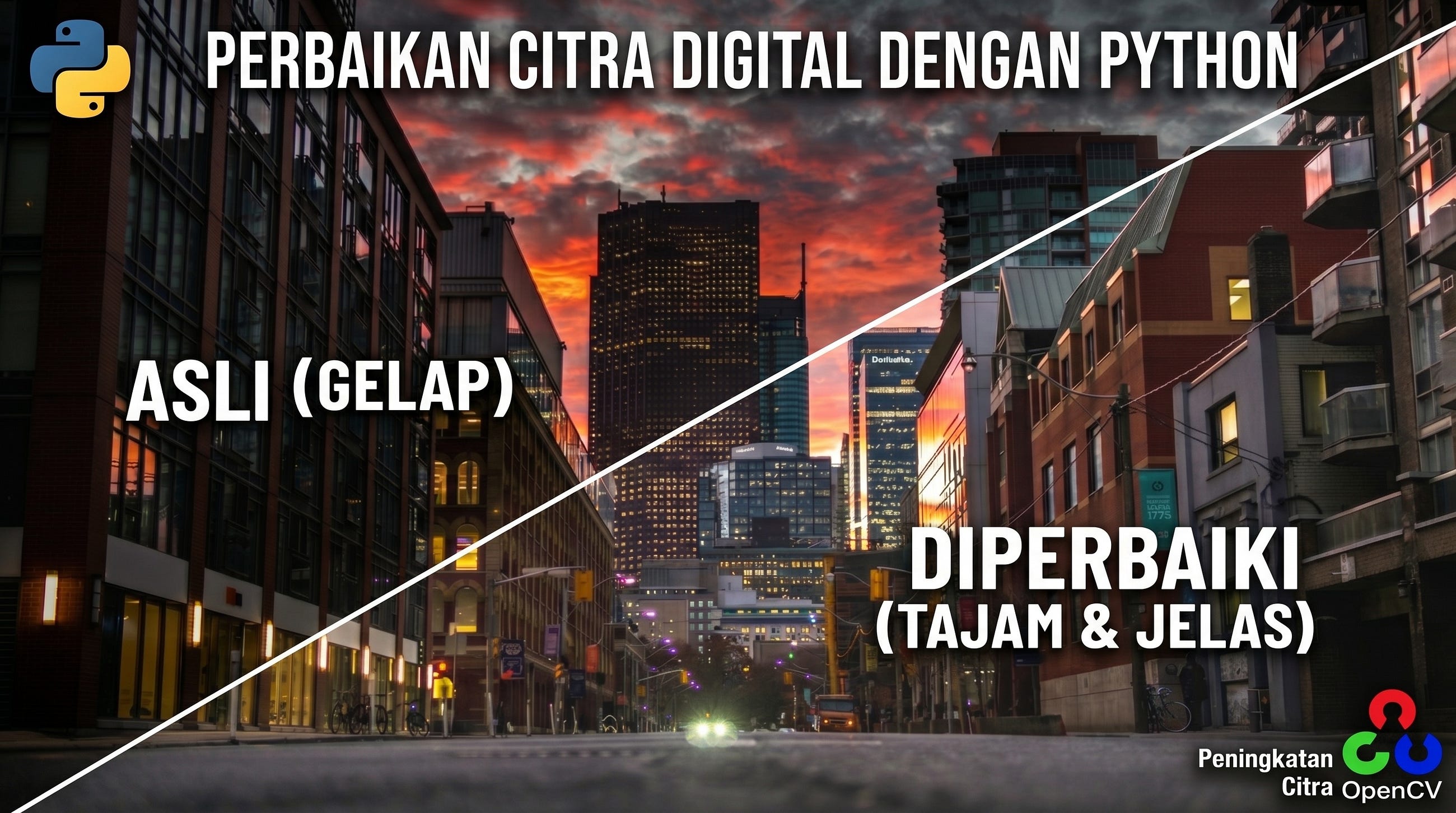Panduan Lengkap Perbaikan Citra (Image Enhancement) Menggunakan Python
