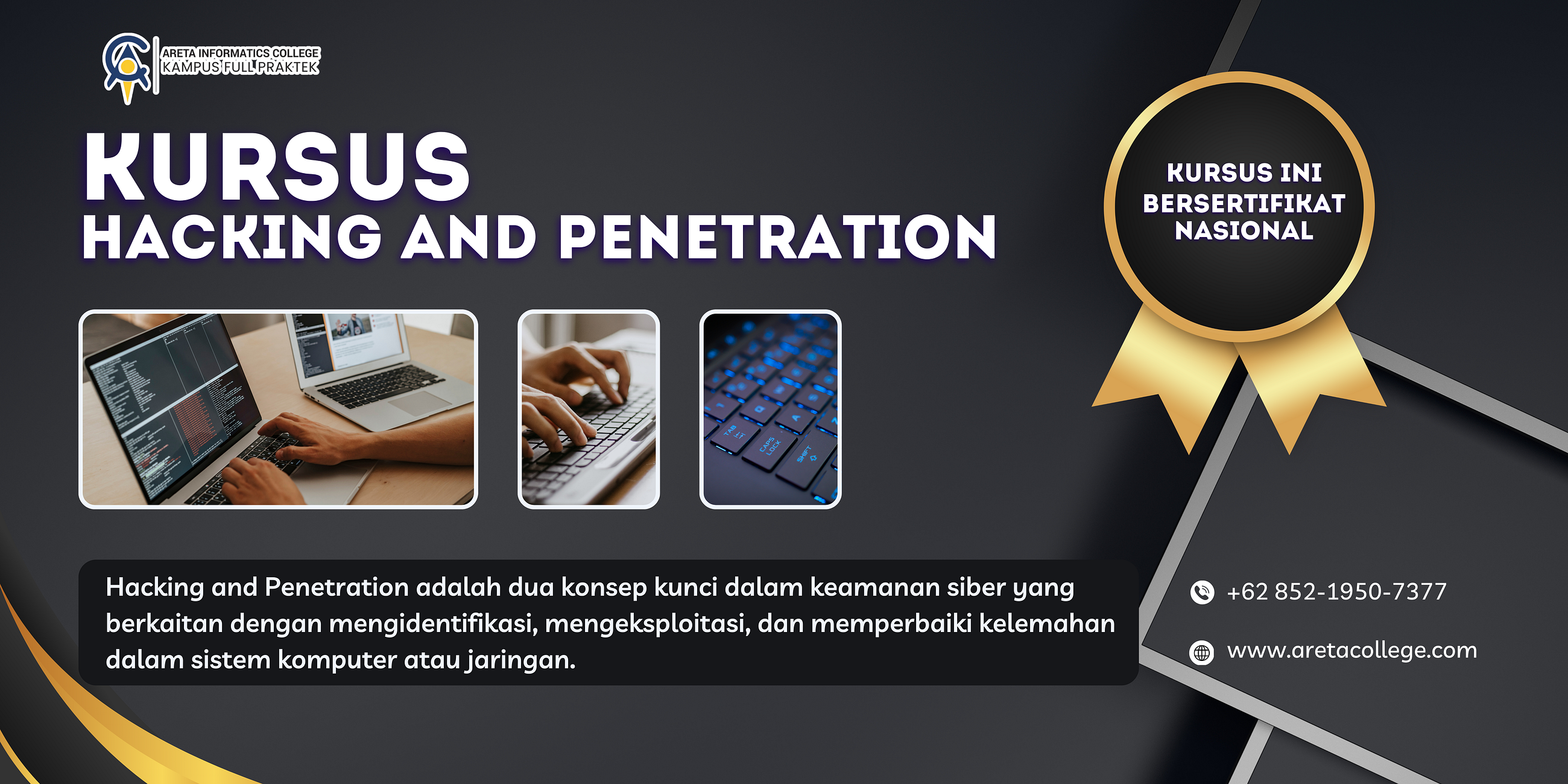 Kursus Hacking and Penetration Areta Training Center Cirebon