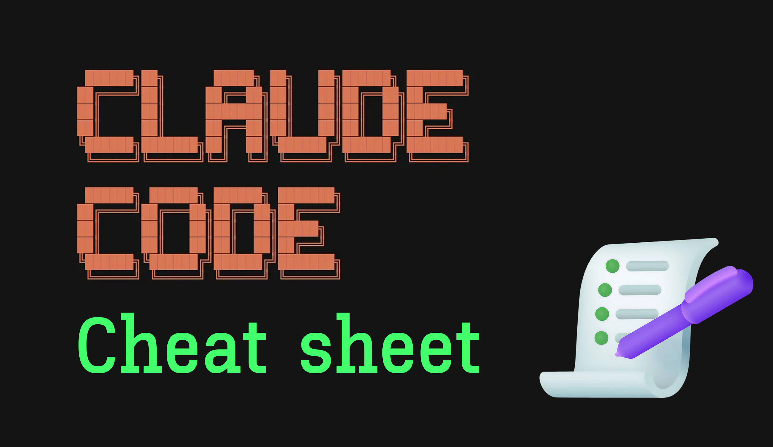 Claude Code Cheat Sheet
