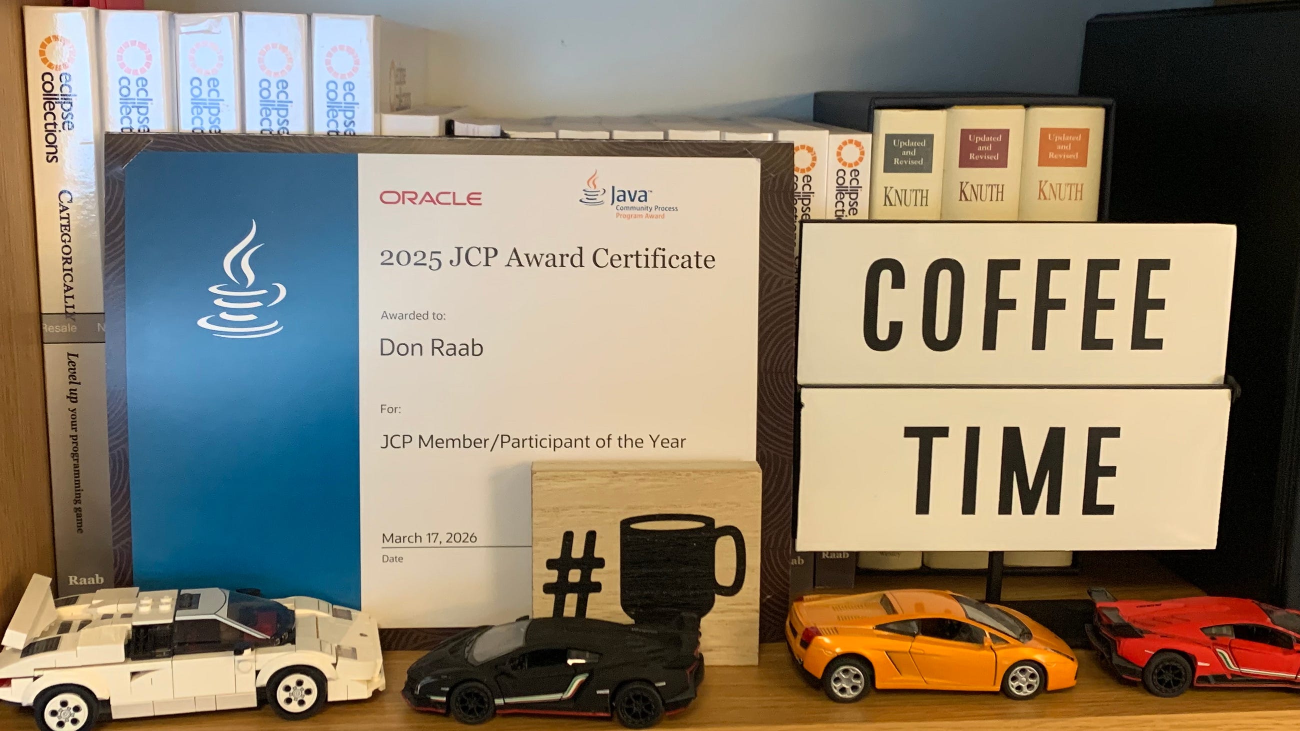 On Winning JCP Member/Participant of the Year for 2025 at JavaOne 2026