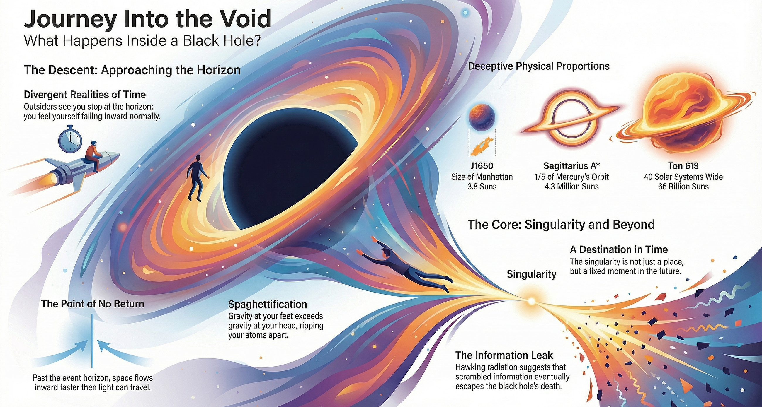 The End of Time: What It’s Really Like to Fall Into a Black Hole