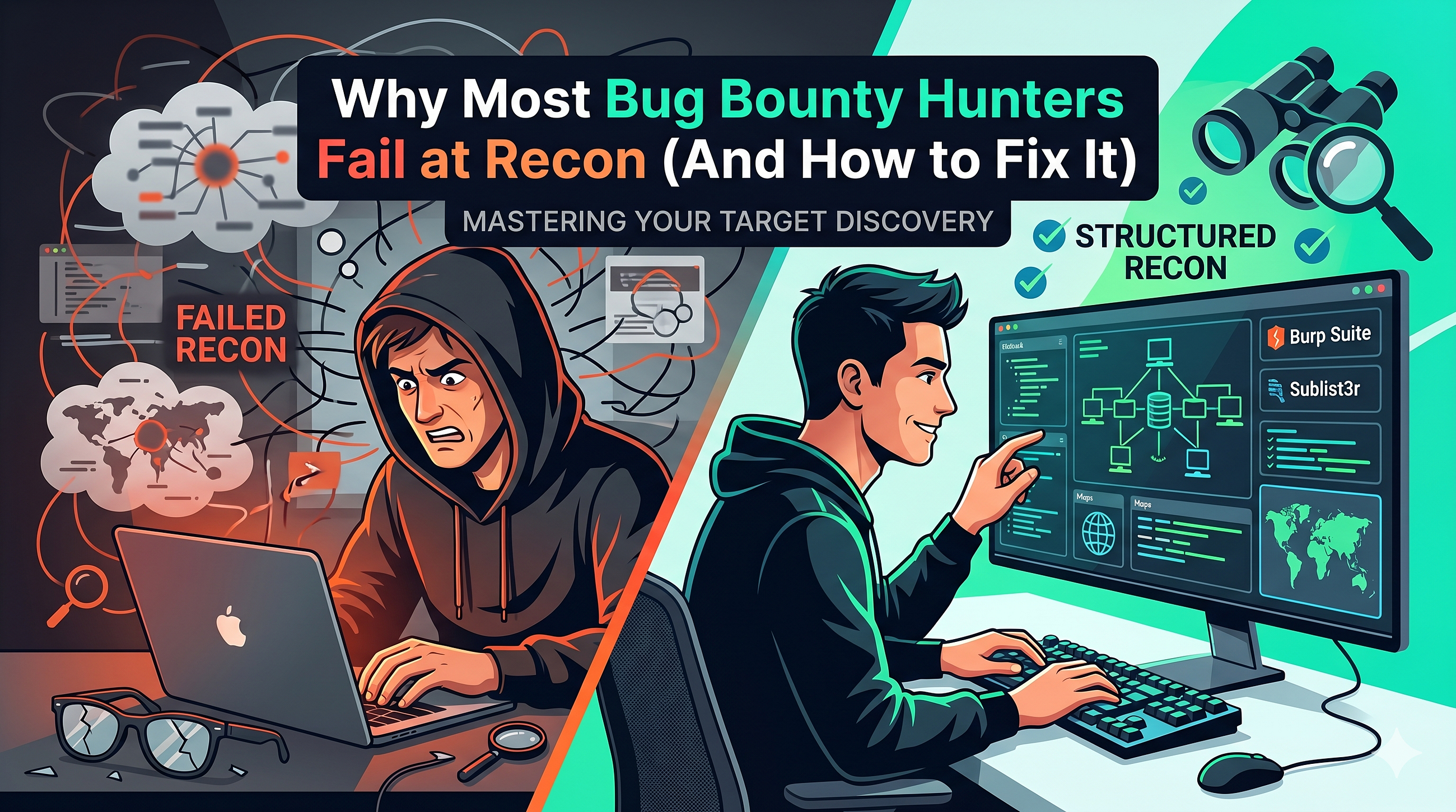 Why Most Bug Bounty Hunters Fail at Recon (And How to Fix It)