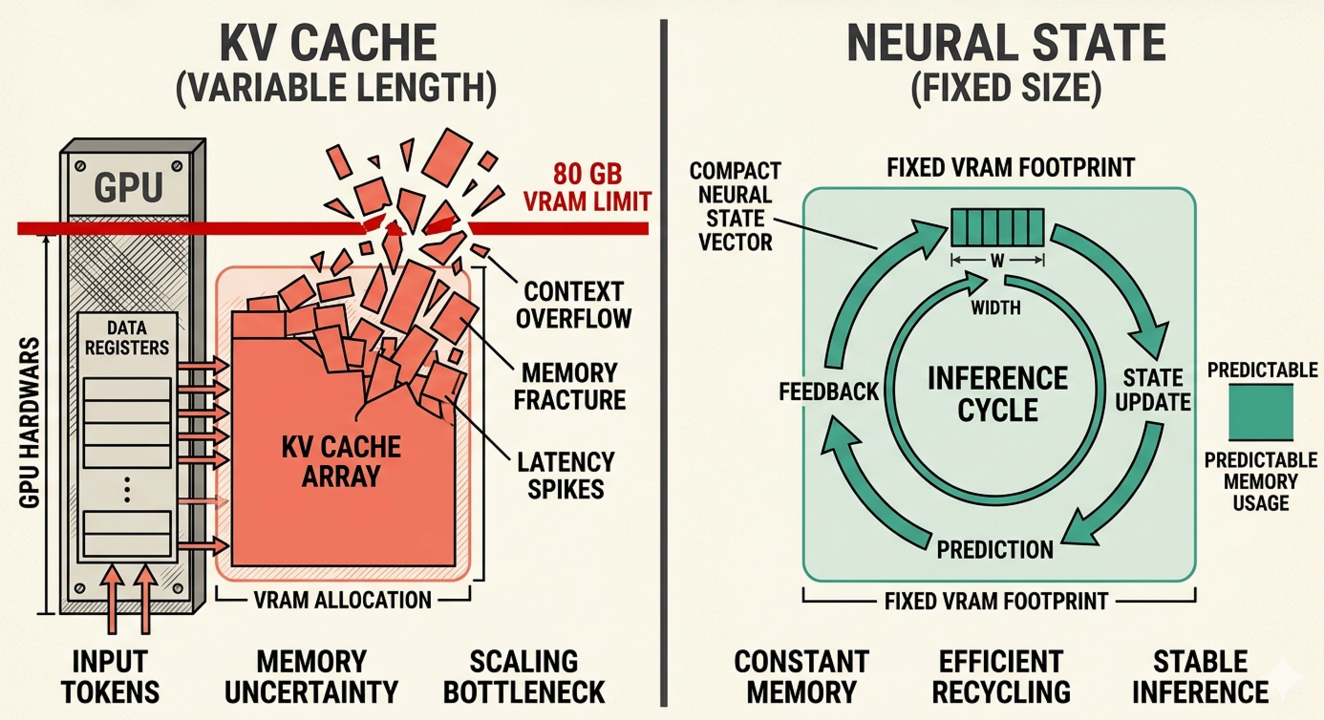 The KV Cache Crisis: Why Infinite Context is a Dead End for True AI Memory