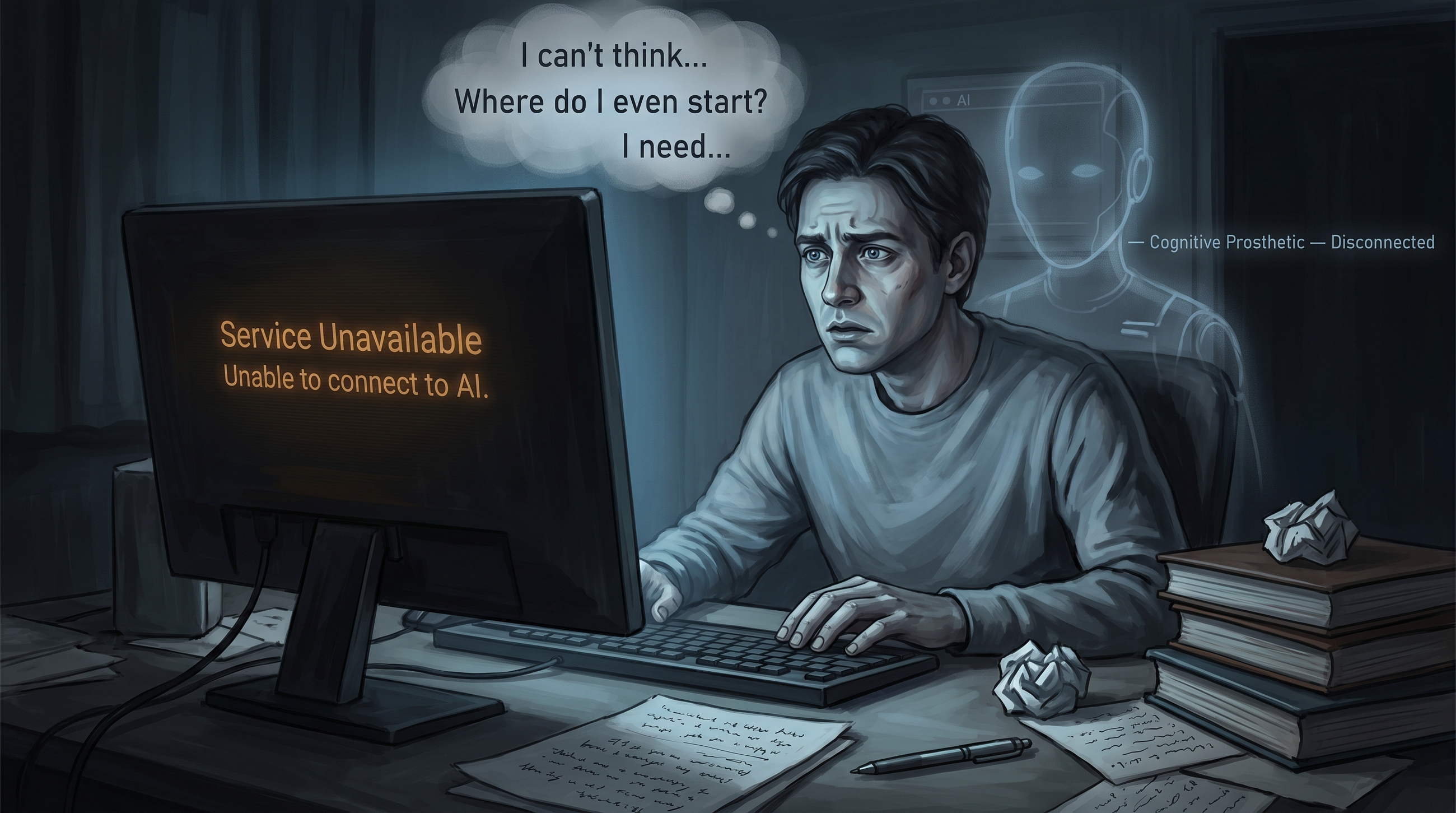 Prompt Withdrawal: Anxiety and Restlessness When AI Access Is Removed