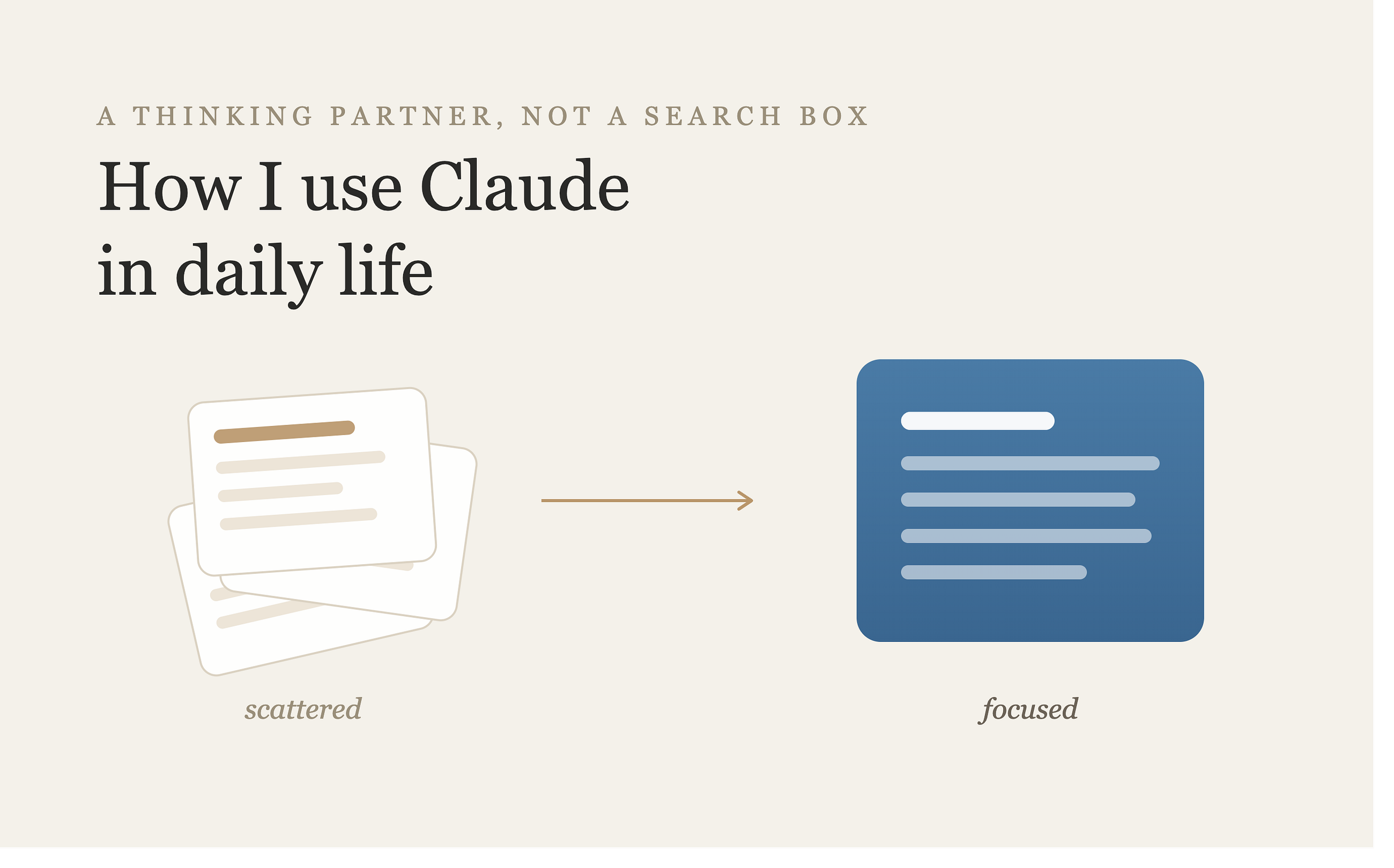 How to Use Claude AI in Daily Life: 5 Habits That Actually Changed My Work