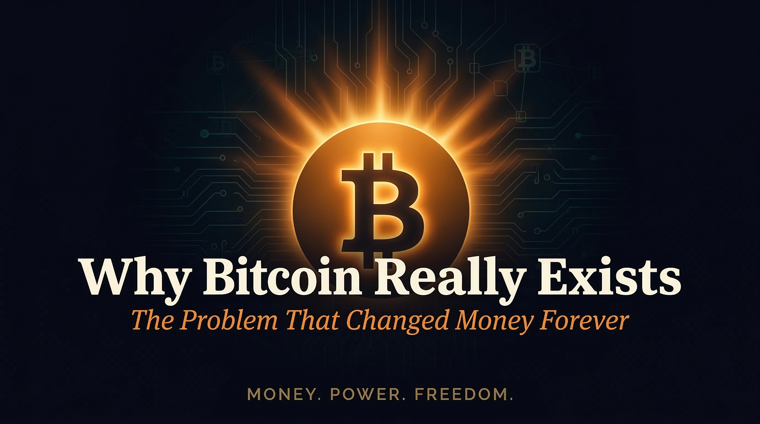 Why Bitcoin Really Exists
