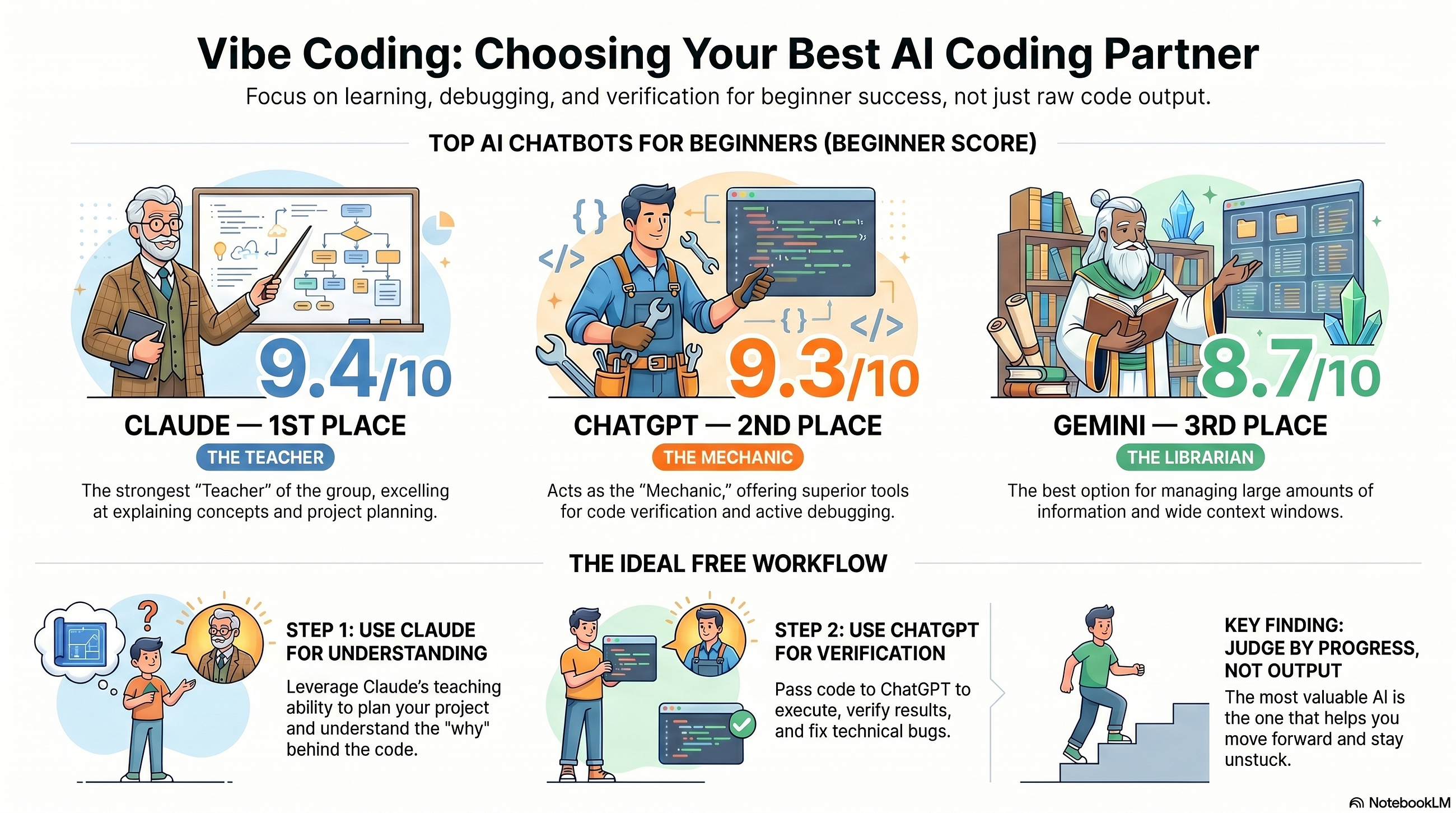 A Beginner’s Guide to Choosing the Right AI Chatbot for Vibe Coding