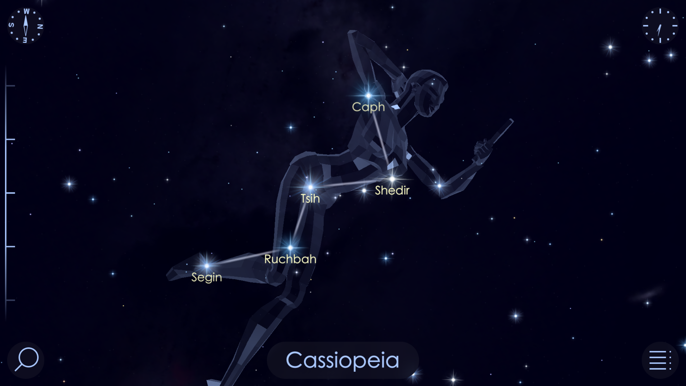 Cassiopeias “w” Delights Star Walk Medium 