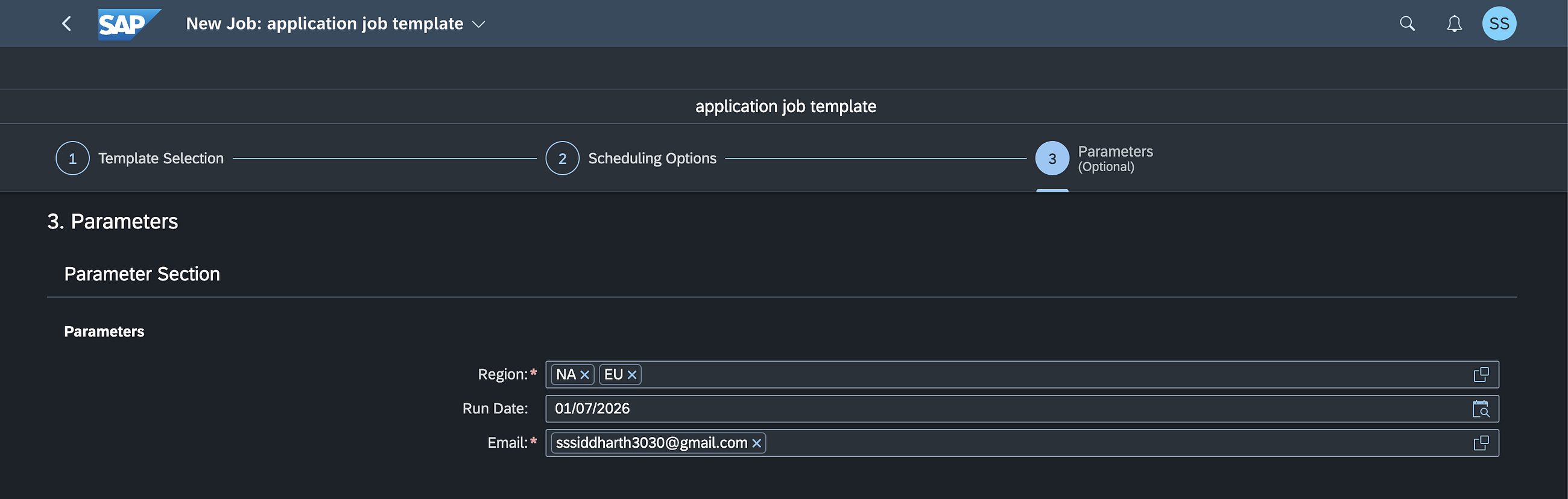SAP ABAP : Creating a simple Application Job