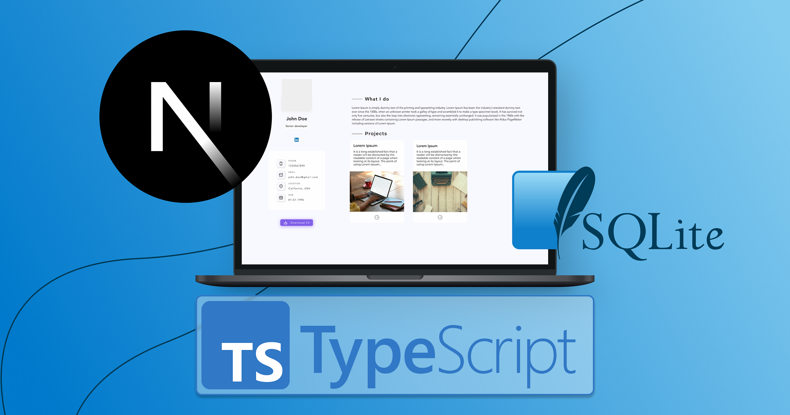 How I built my portfolio using Next.JS and SQLite DB — [Part 3]