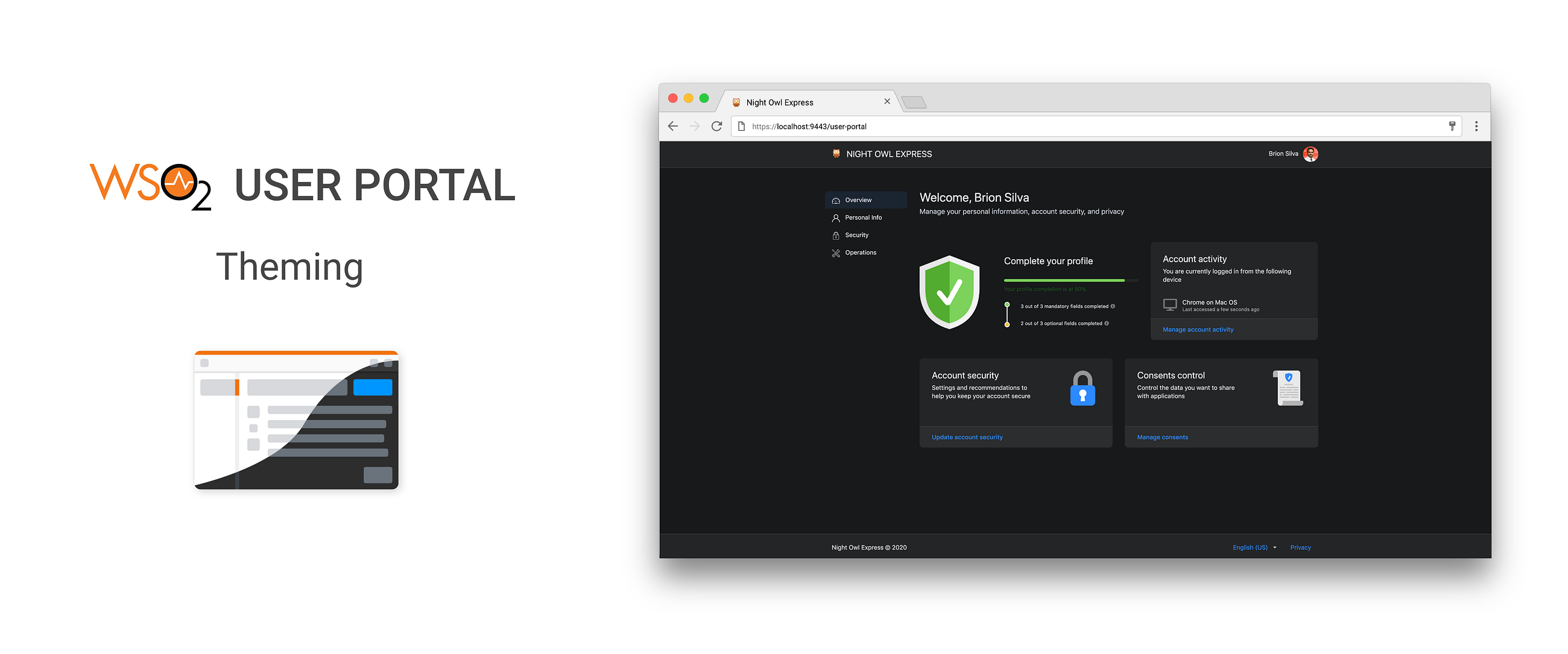 How to customize the User Portal in WSO2 Identity Server 5.10.0