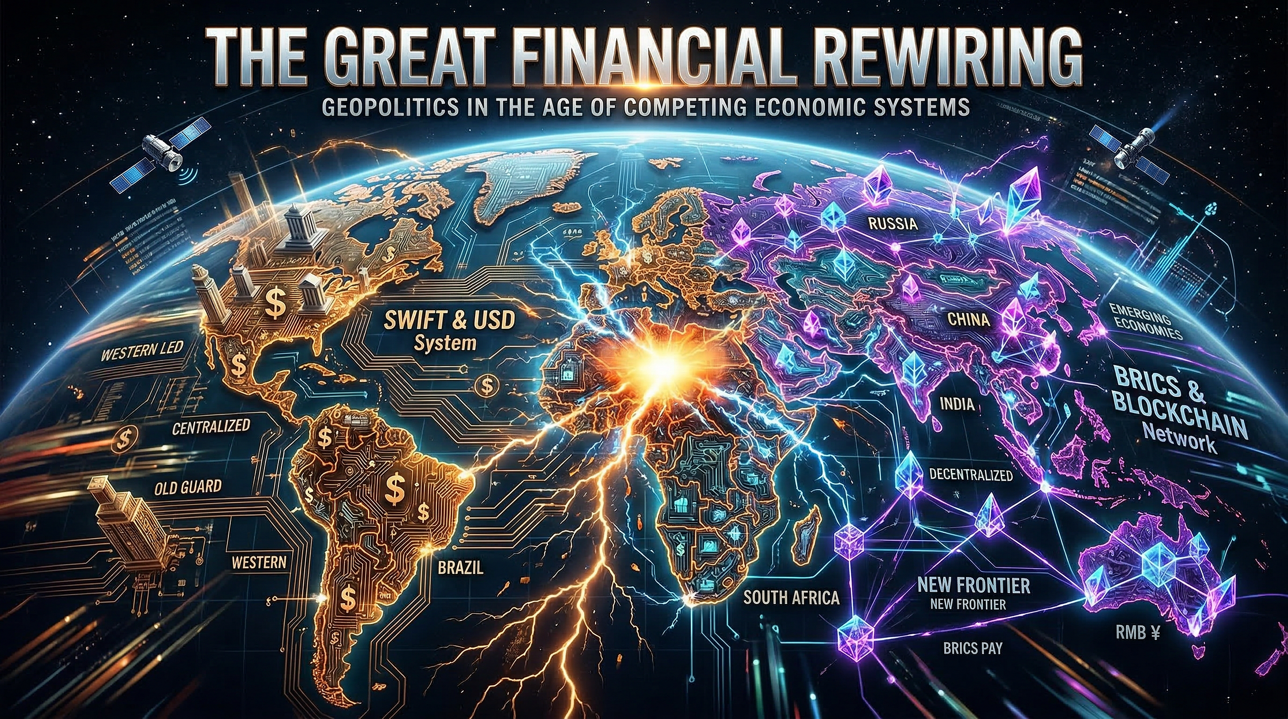 The Great Financial Rewiring: BRICS, SWIFT, Blockchain & The War for Your Wallet