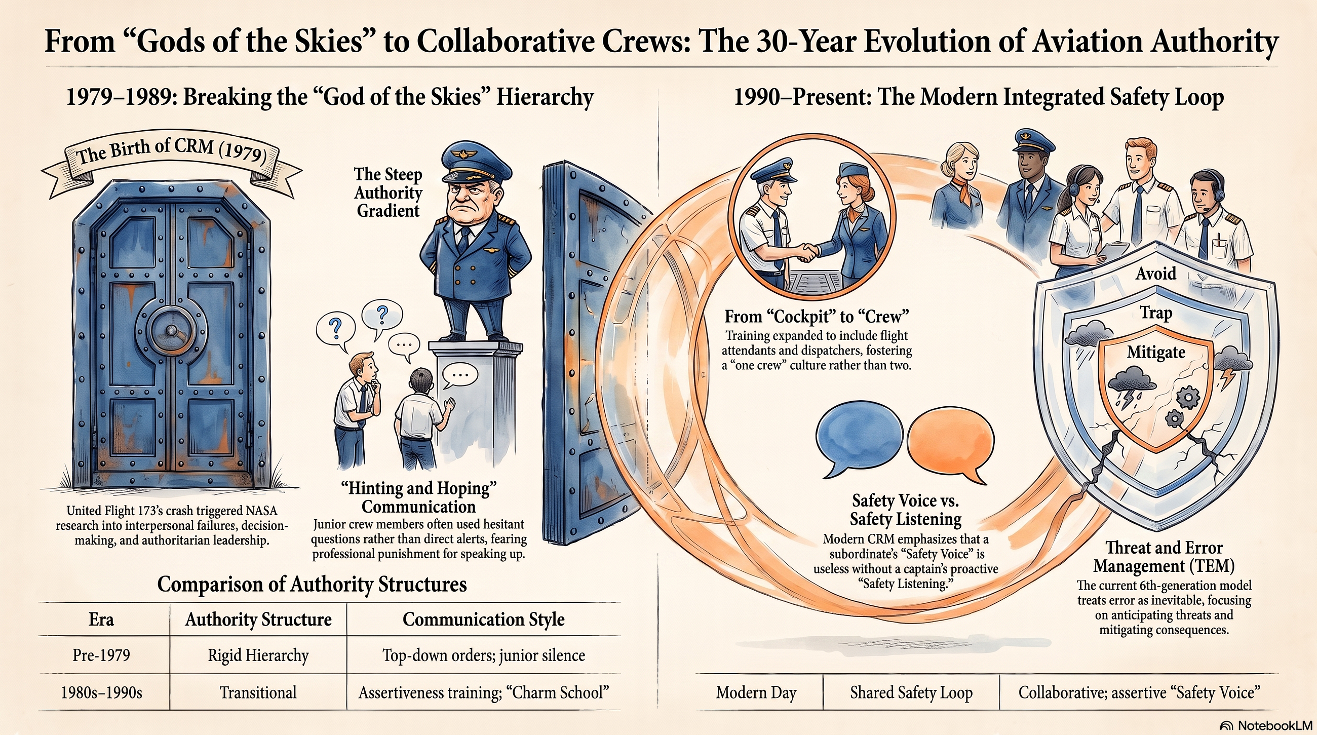 ?Aviation? The Silence That Kills: How 30 Years of CRM Training Change