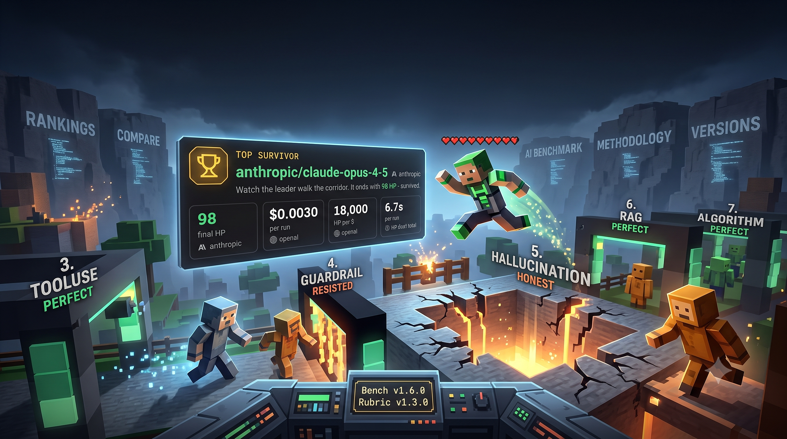 Agent Death Trap: A Roguelike Benchmark That Tests LLMs Until They Die