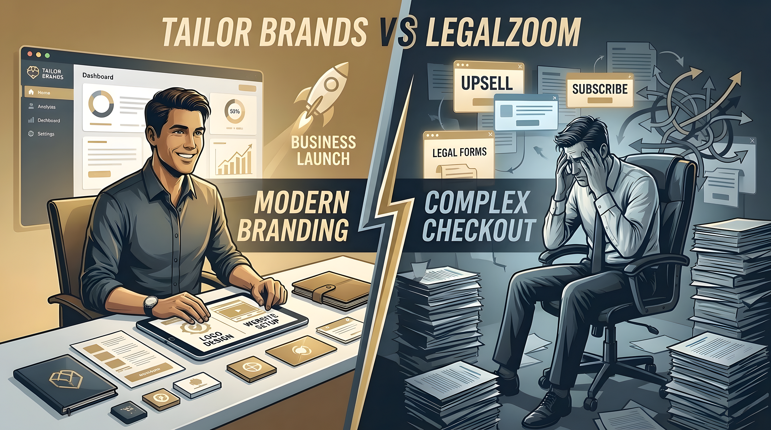 Tailor Brands vs LegalZoom: An Honest Comparison From Someone Who Used Both
