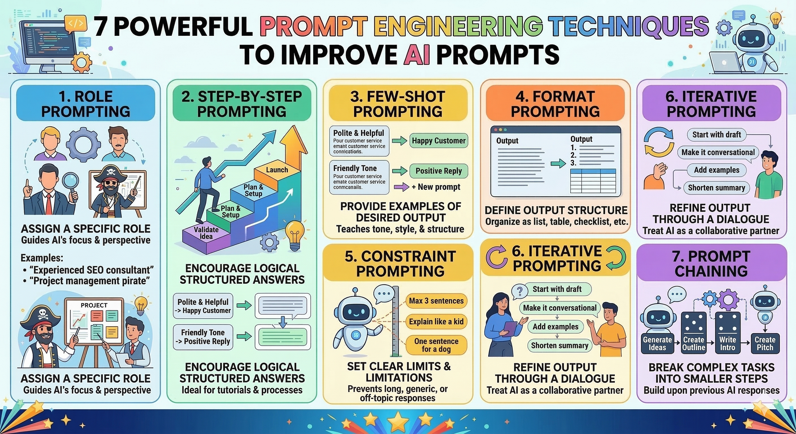 7 Powerful Prompt Engineering Techniques to Improve AI Prompts