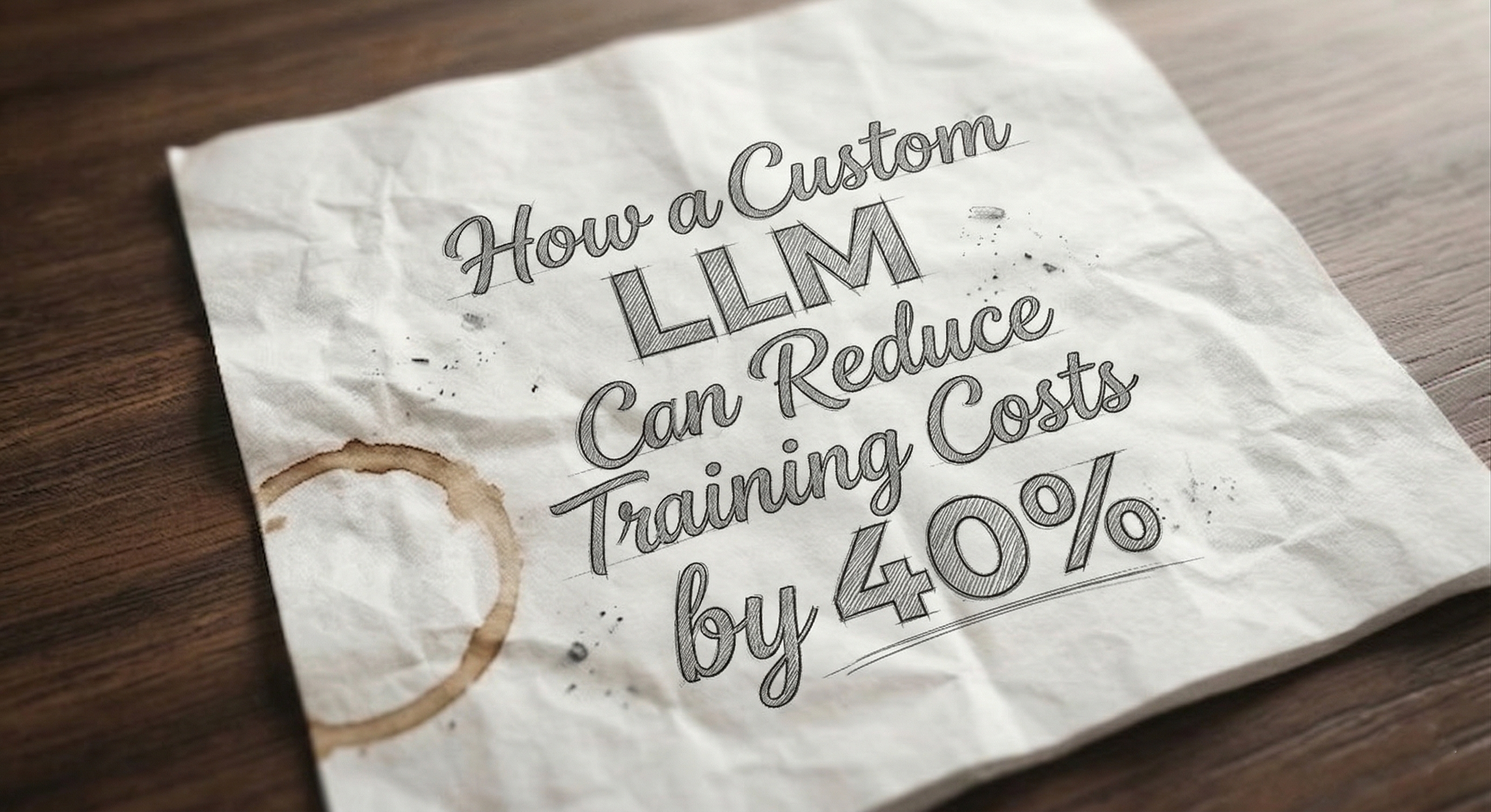 How a Custom LLM Can Reduce Training Costs by 40%