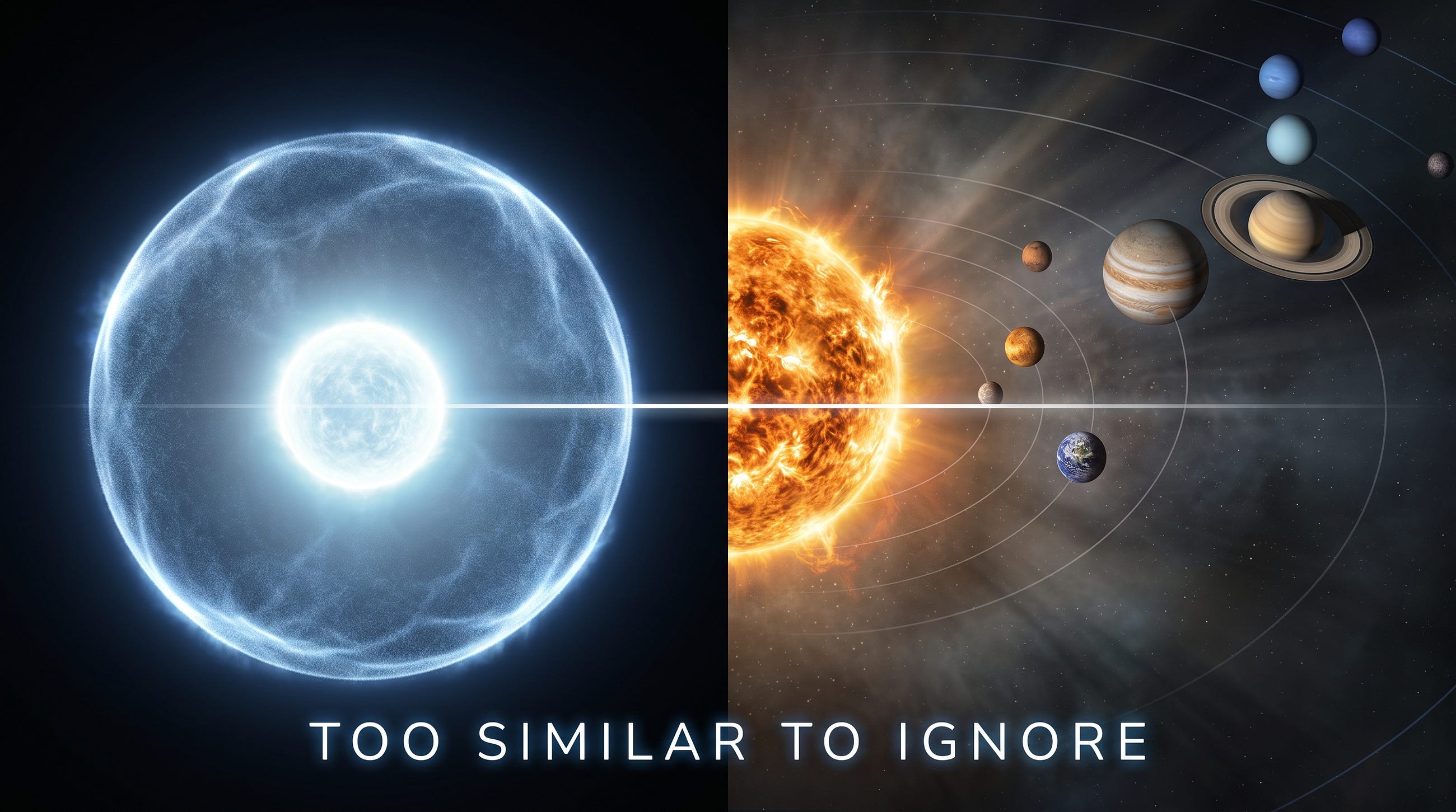 Why the Pattern Inside an Atom Might Be the Same as the Pattern of the Why the Pattern Inside an Atom Might Be the Same as the Pattern of the