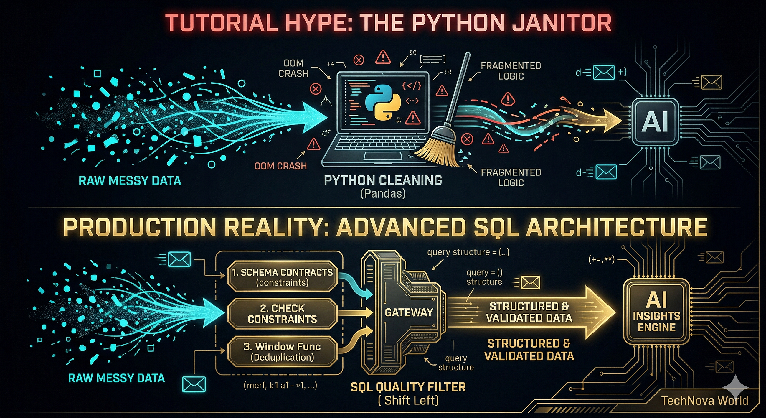 Data Quality is Not a Python Problem: The Case for Advanced SQL Architecture