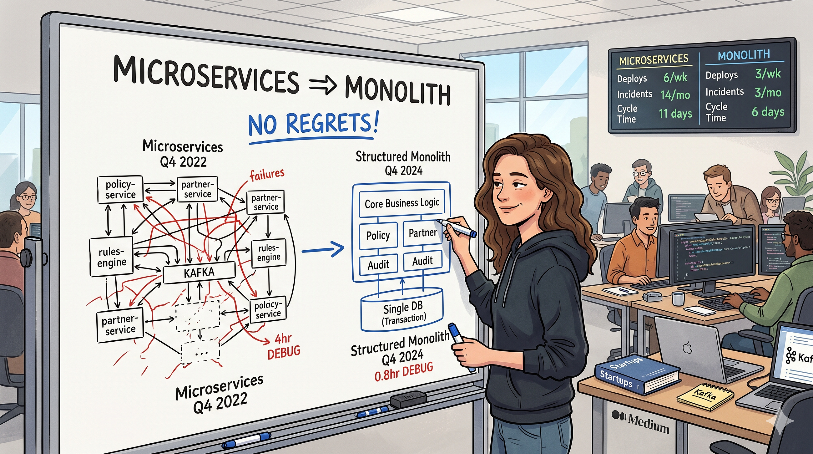 I Killed Our Microservices and Went Back to a Monolith. No Regrets.