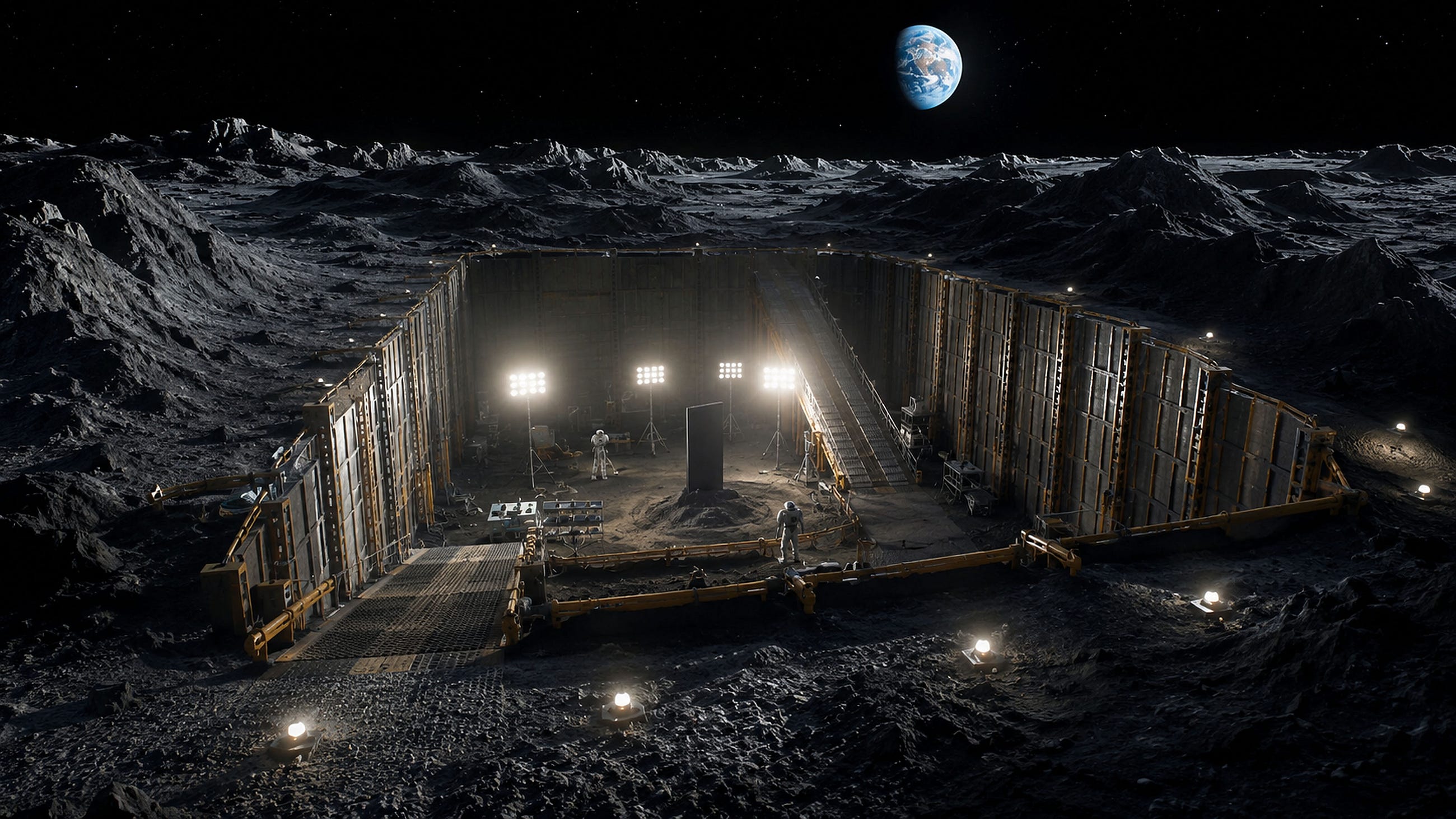 The Search for Extraterrestrial Artifacts Should Begin on the Moon