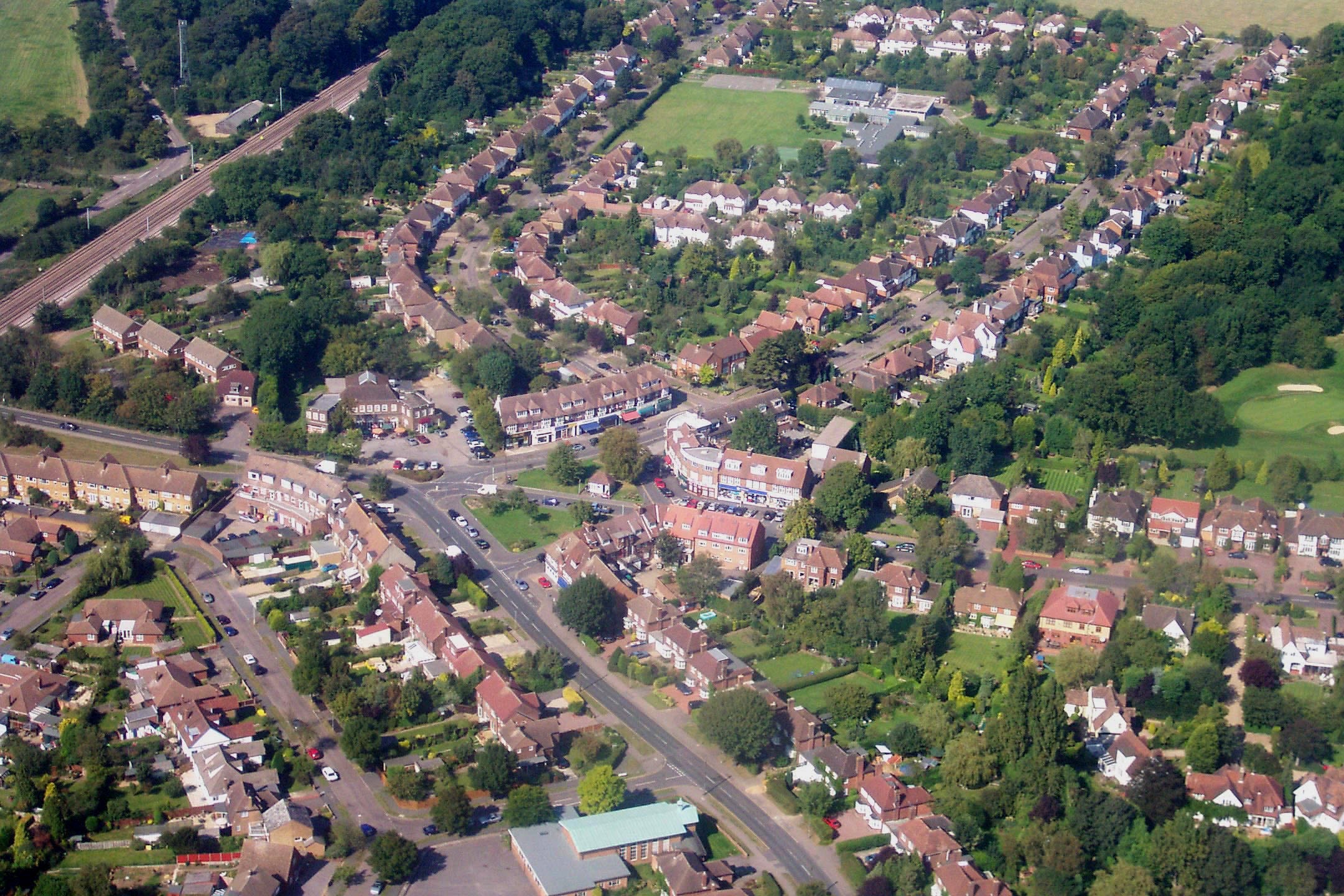 Aerial views of Brookmans Park 2002 Brookmans Park Newsletter Medium