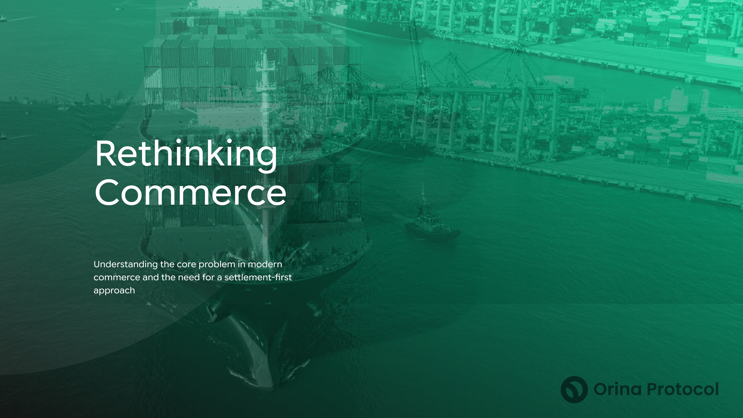 Rethinking Commerce: Why Settlement, Not Discovery, Is the Real Challenge