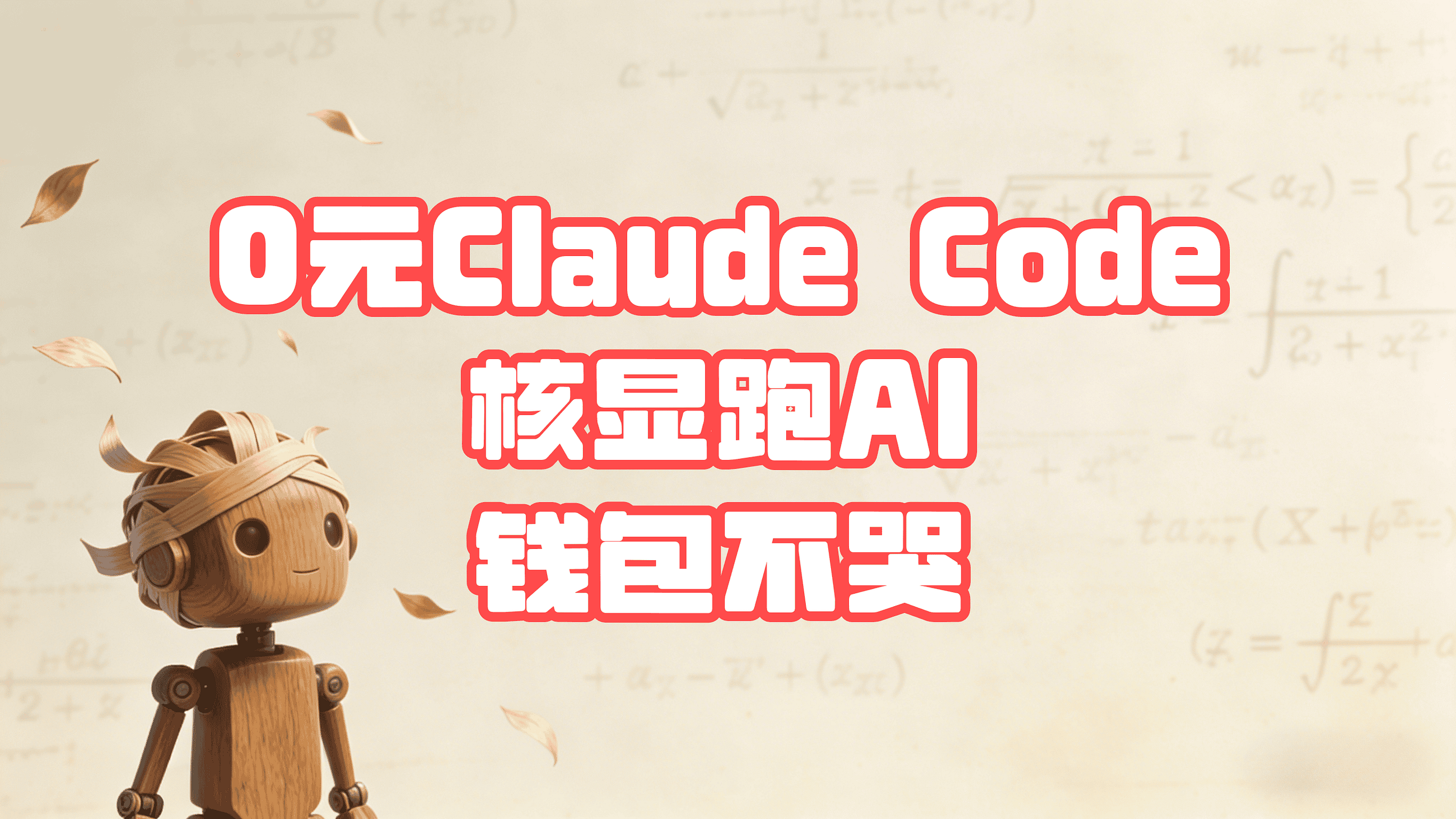不烧卡！免费Claude Code 直接核显起飞 | Zero GPU burn! Free Claude Code takes off on iGPU