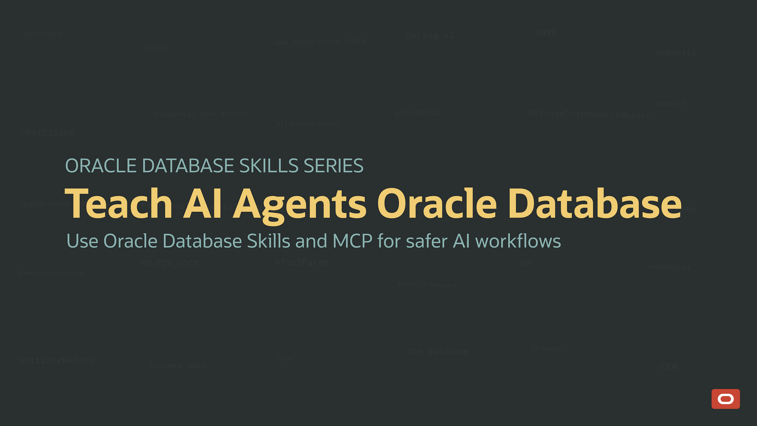 AI agents know SQL. Oracle Database Skills teach them Oracle