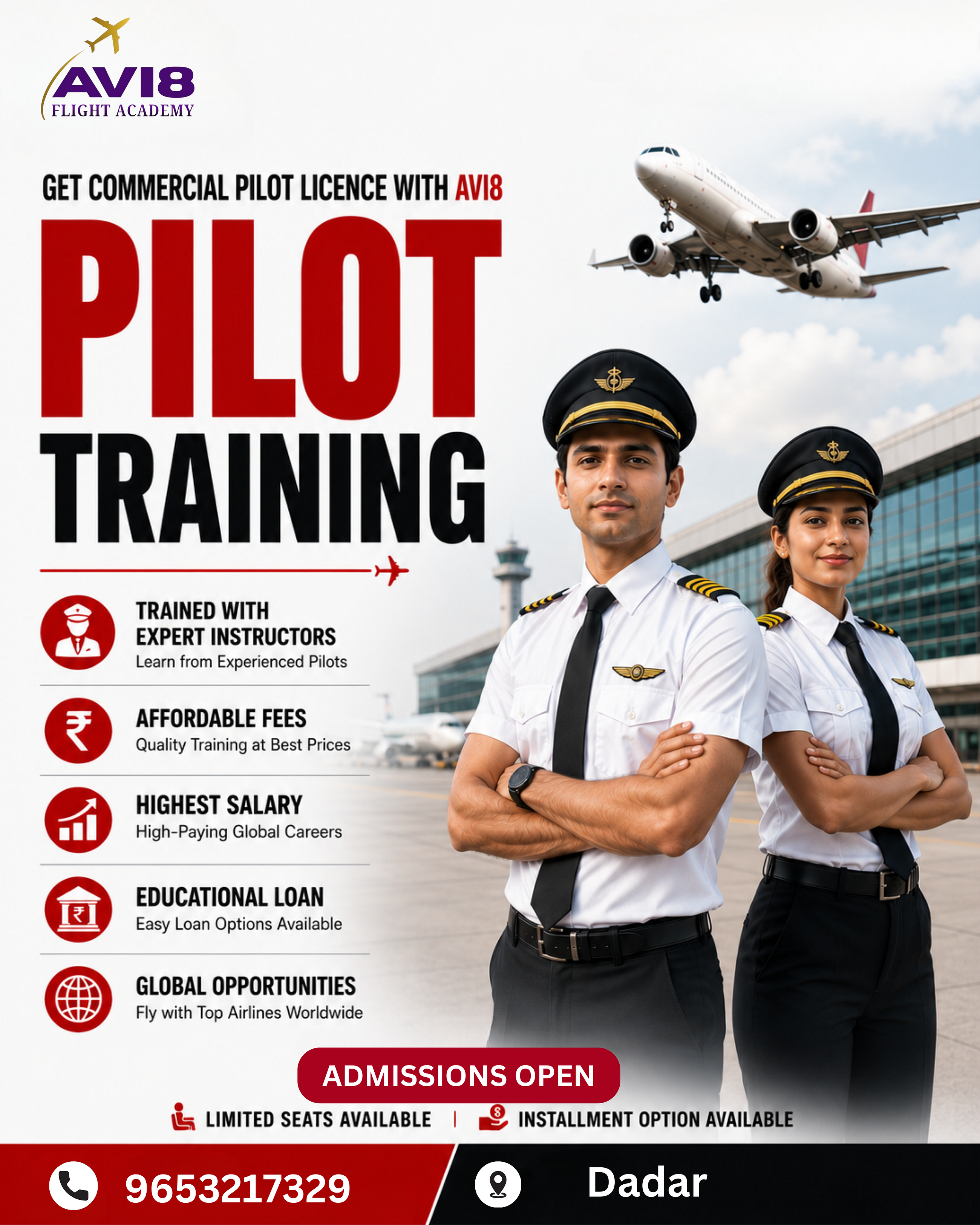 The Complete Roadmap to Becoming a Commercial Pilot in India ?? The Complete Roadmap to Becoming a Commercial Pilot in India ??