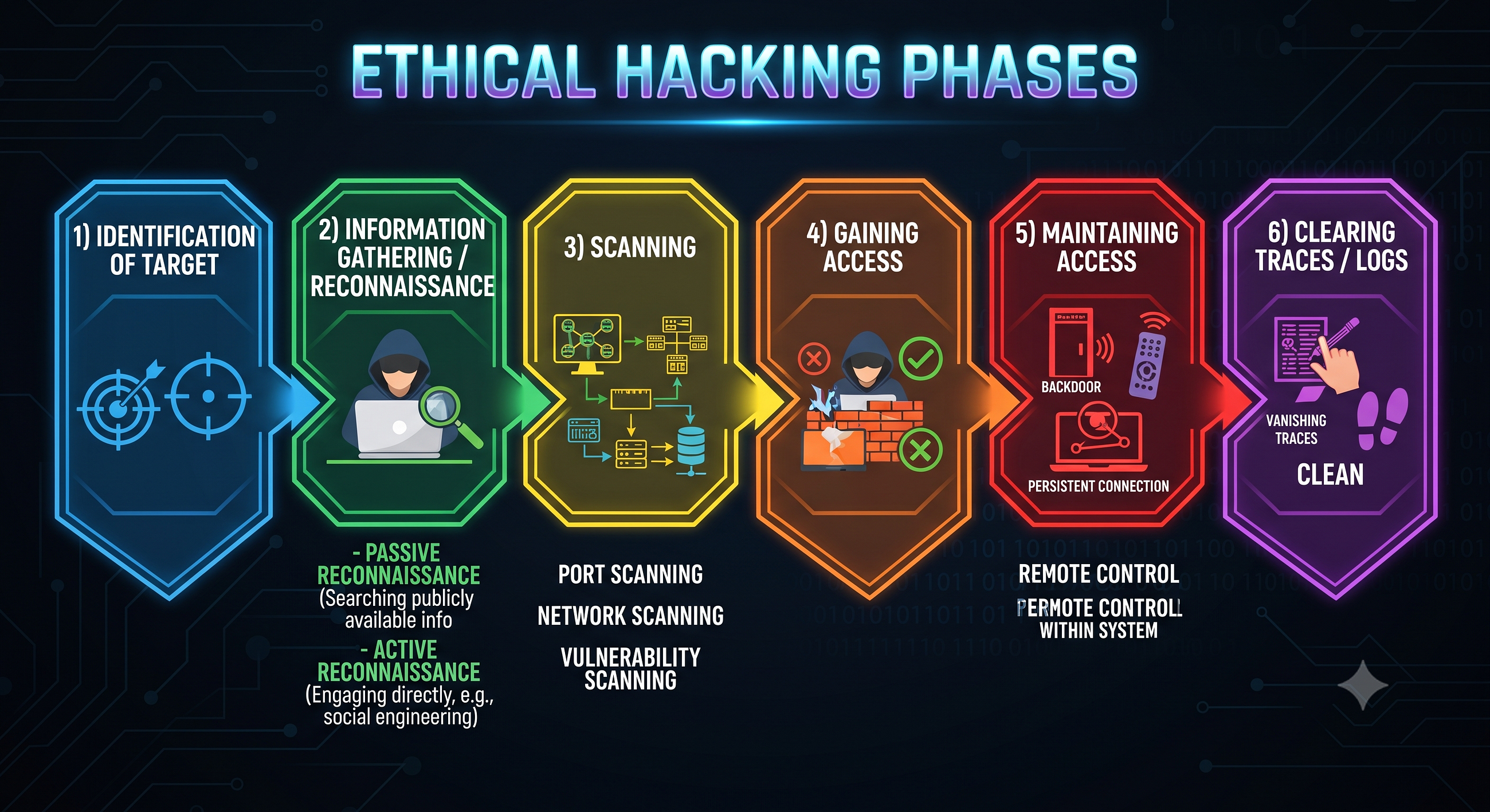 The 6 Phases of Hacking: How an Attack Actually Unfolds, Step by Step