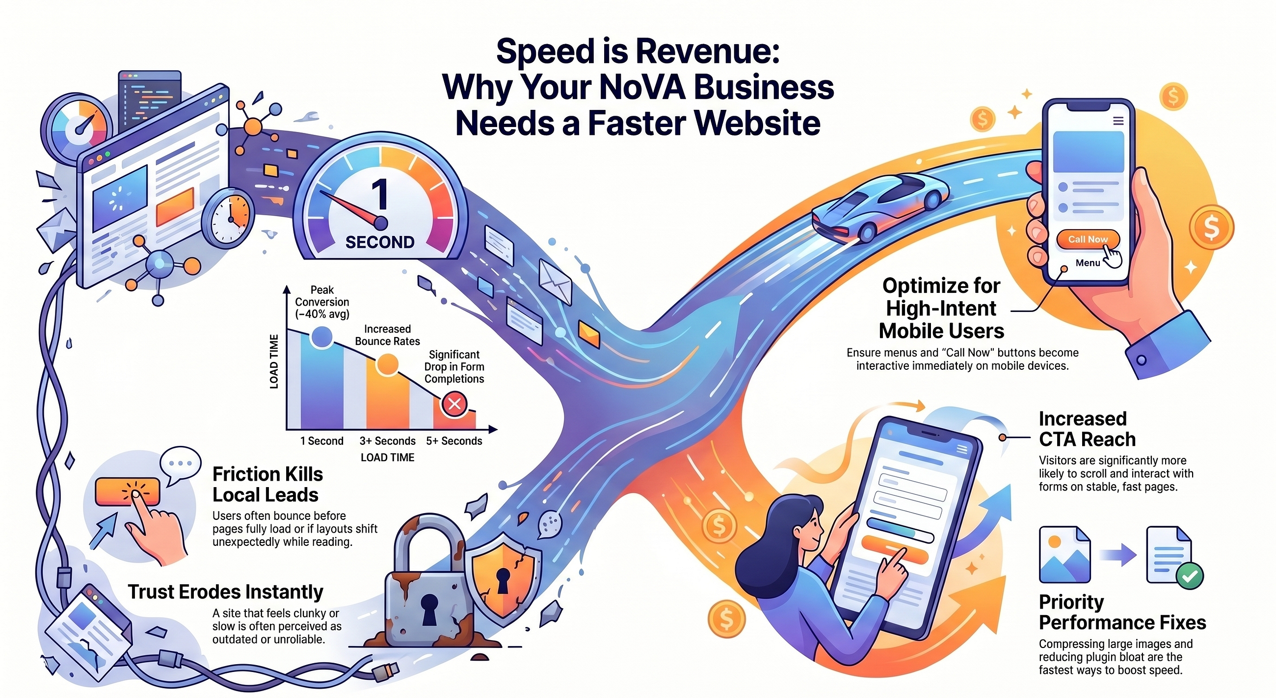 How a Faster Website Can Boost Conversions for Northern Virginia Businesses