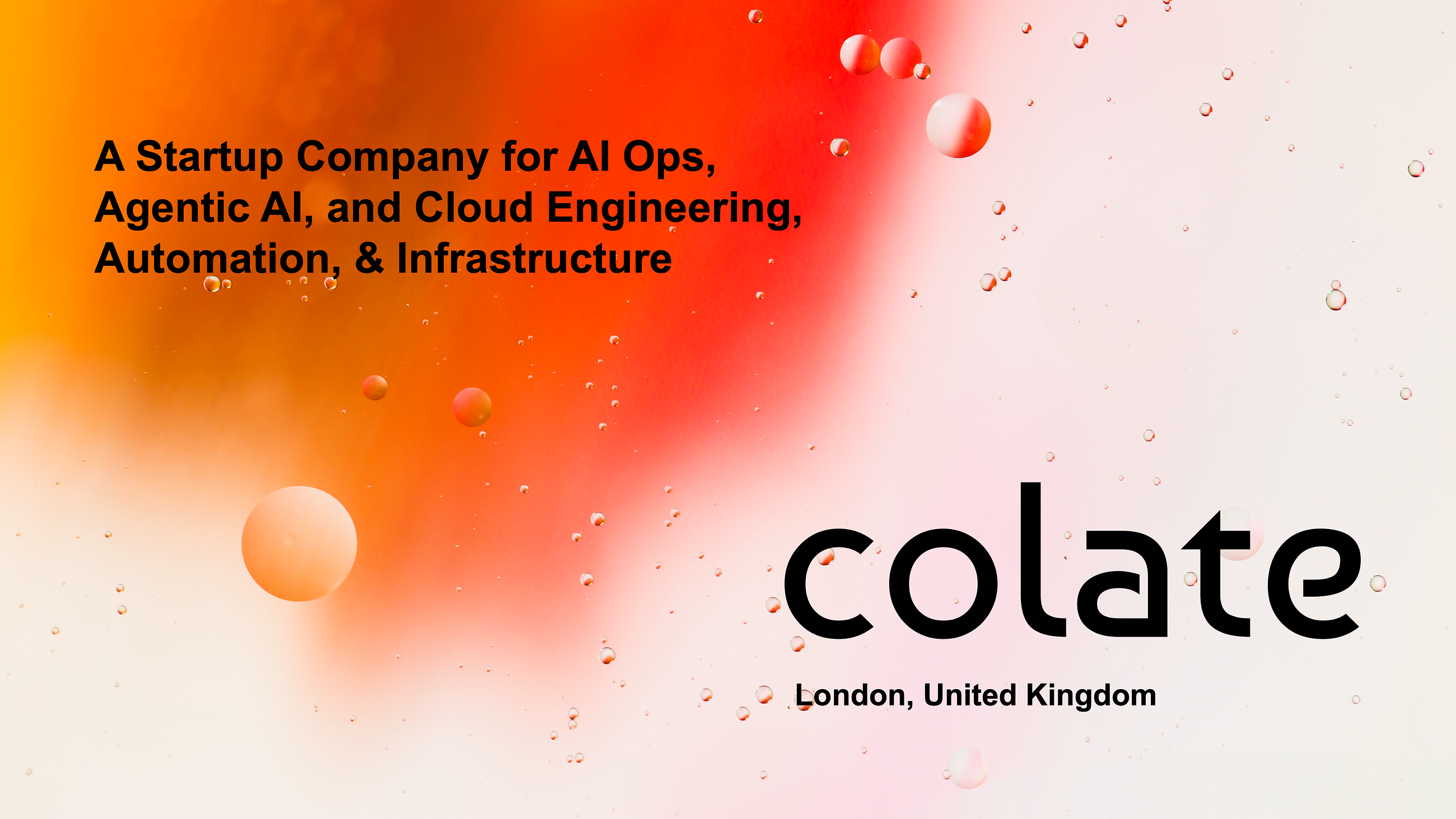 Colate.io -Reshaping AI-Centric Work with Innovative AI Ops and DevOps Solutions