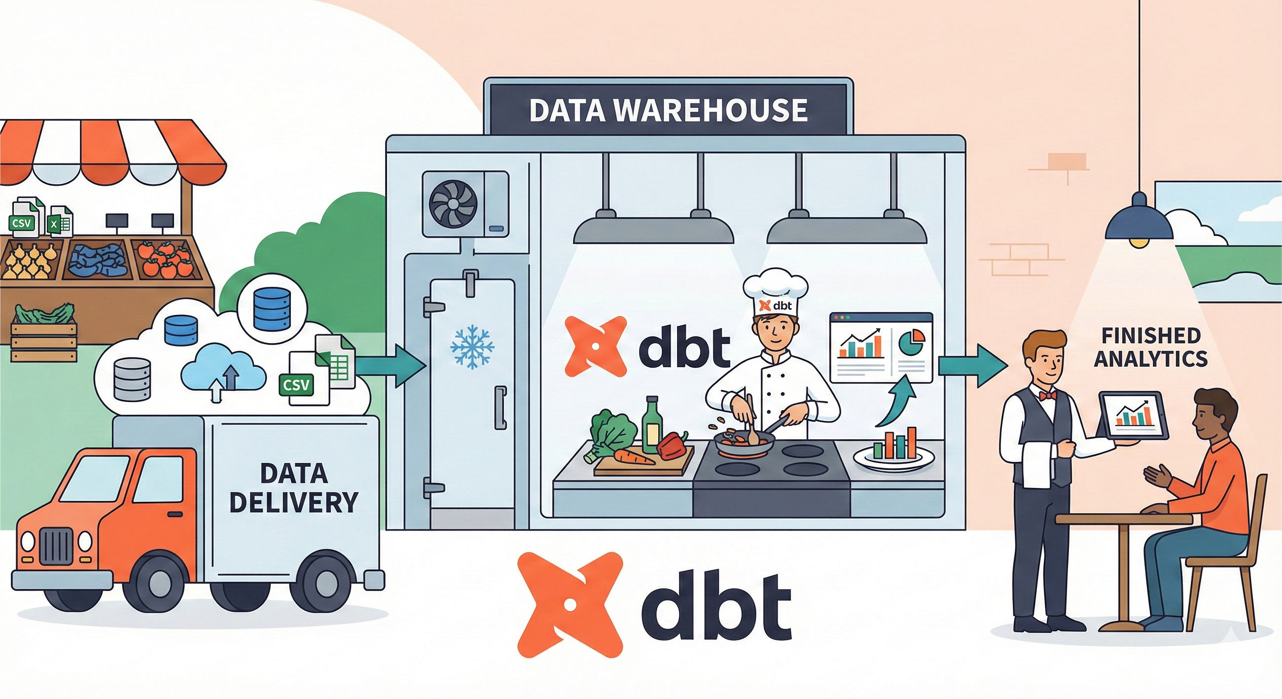 Comprendre dbt : Et si votre projet Data était un restaurant étoilé ?