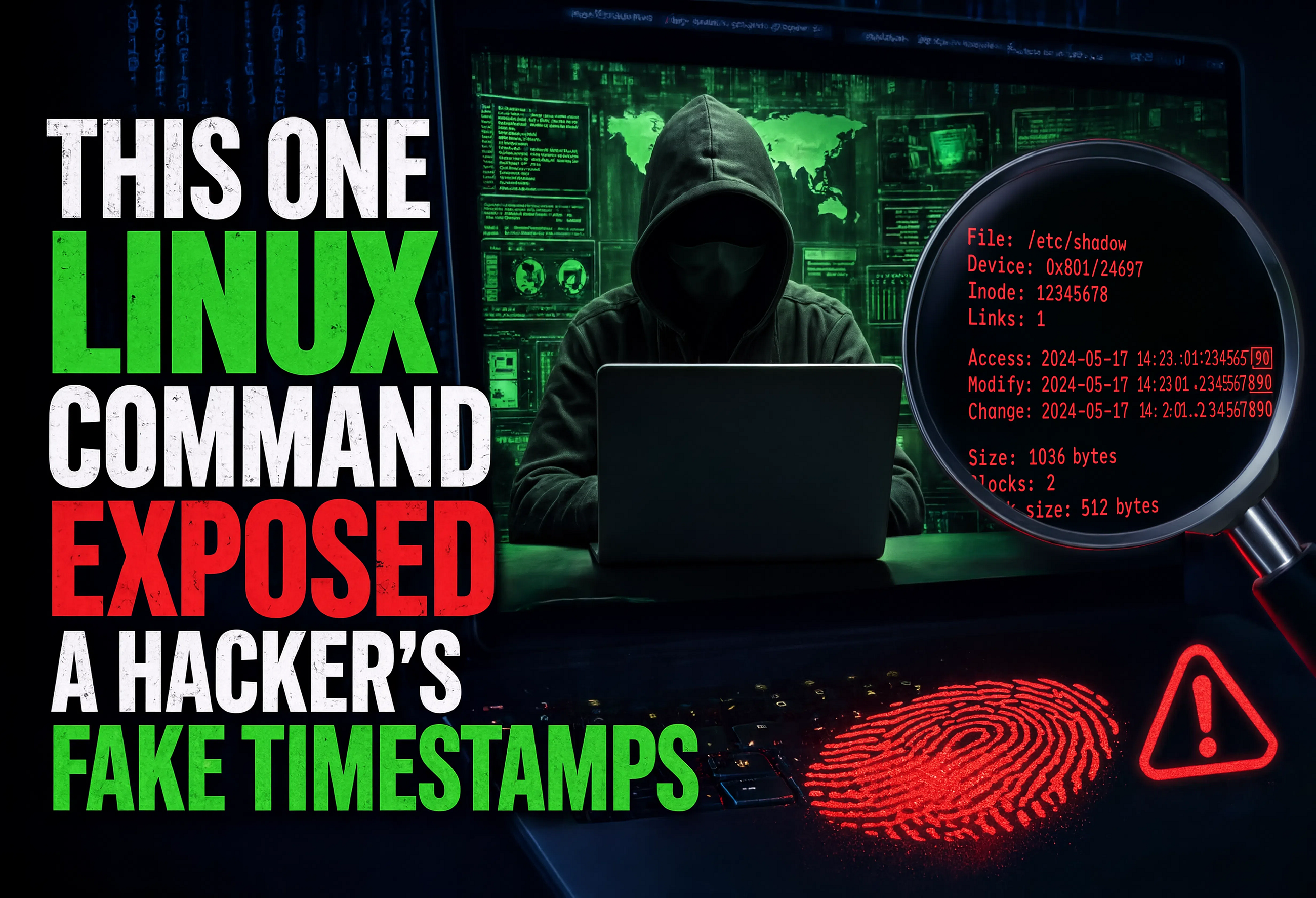 The stat Command in Linux: A SOC Analyst’s Guide to Catching Timestamp Fraud