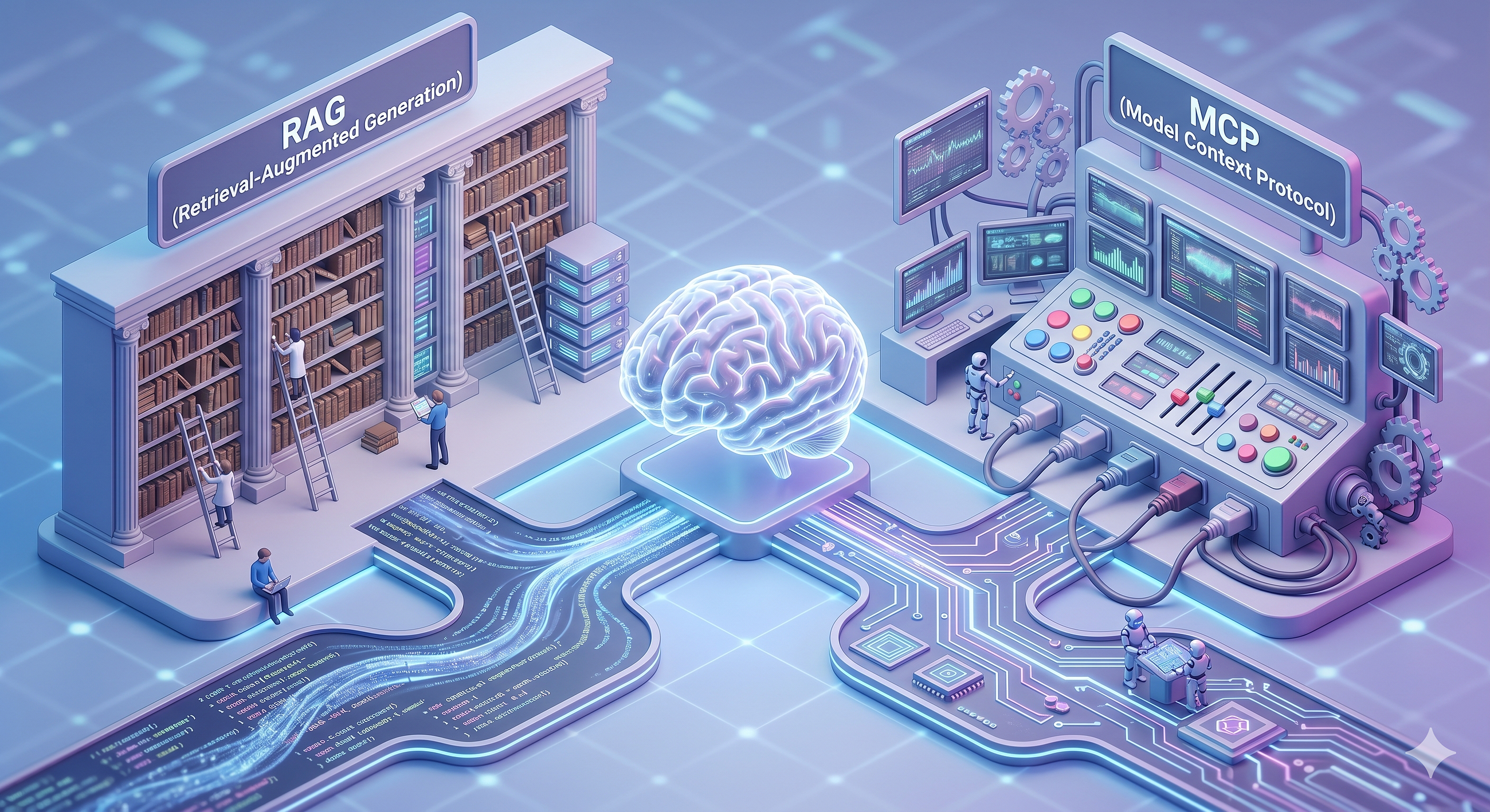 RAG vs. MCP: Understanding the Future of “AI Brains”