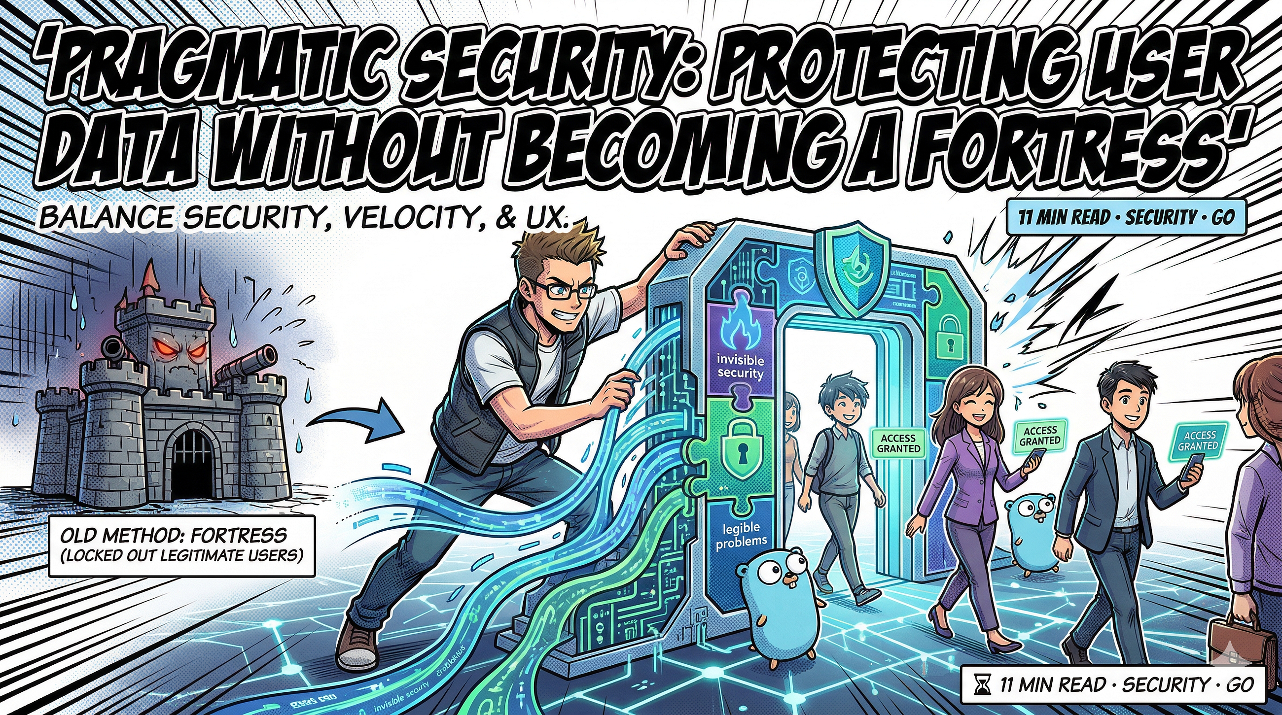 Pragmatic Security: Protecting User Data Without Becoming a Fortress