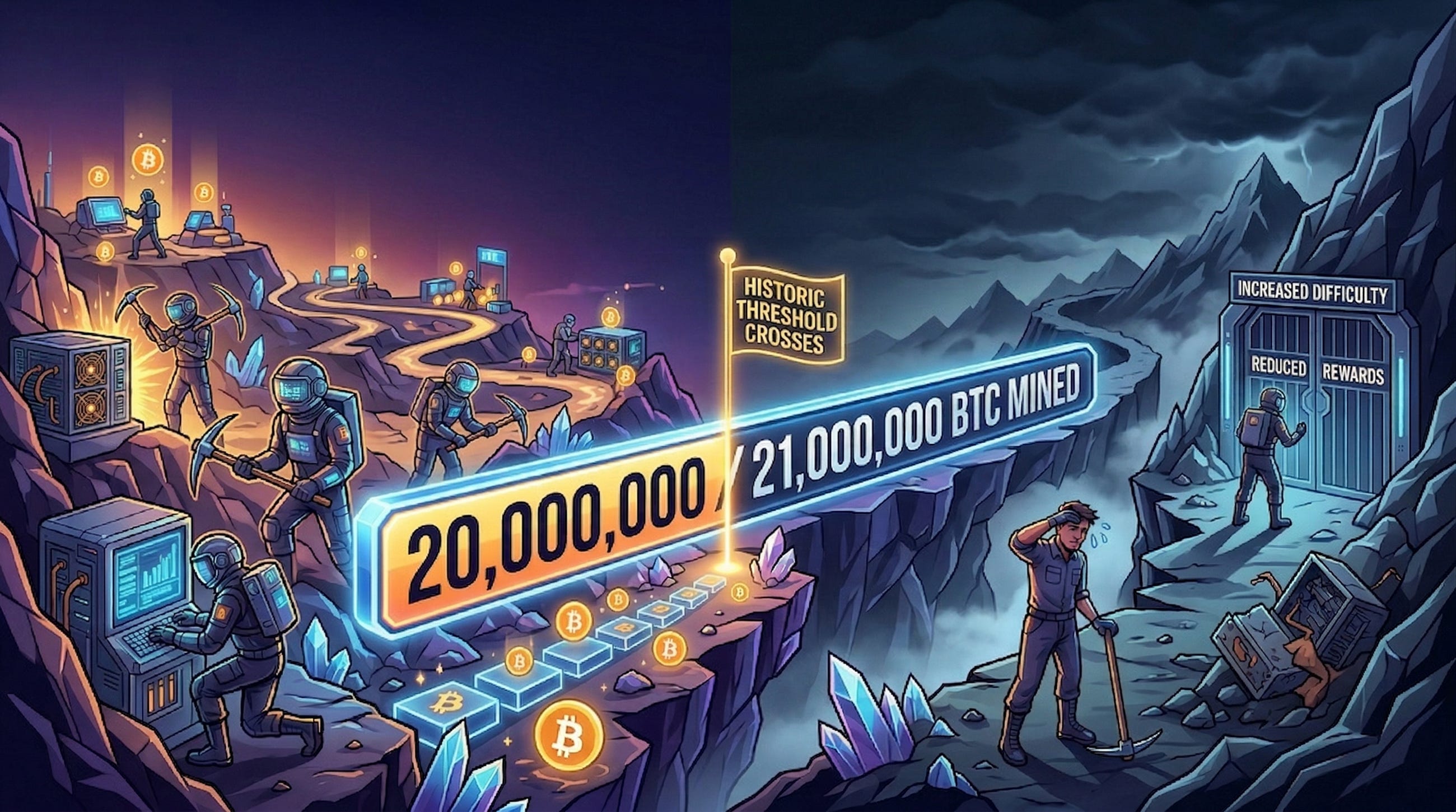Bitcoin Crosses a Historic Threshold: 20 Million BTC Mined and a Future Where Many Miners May Not…