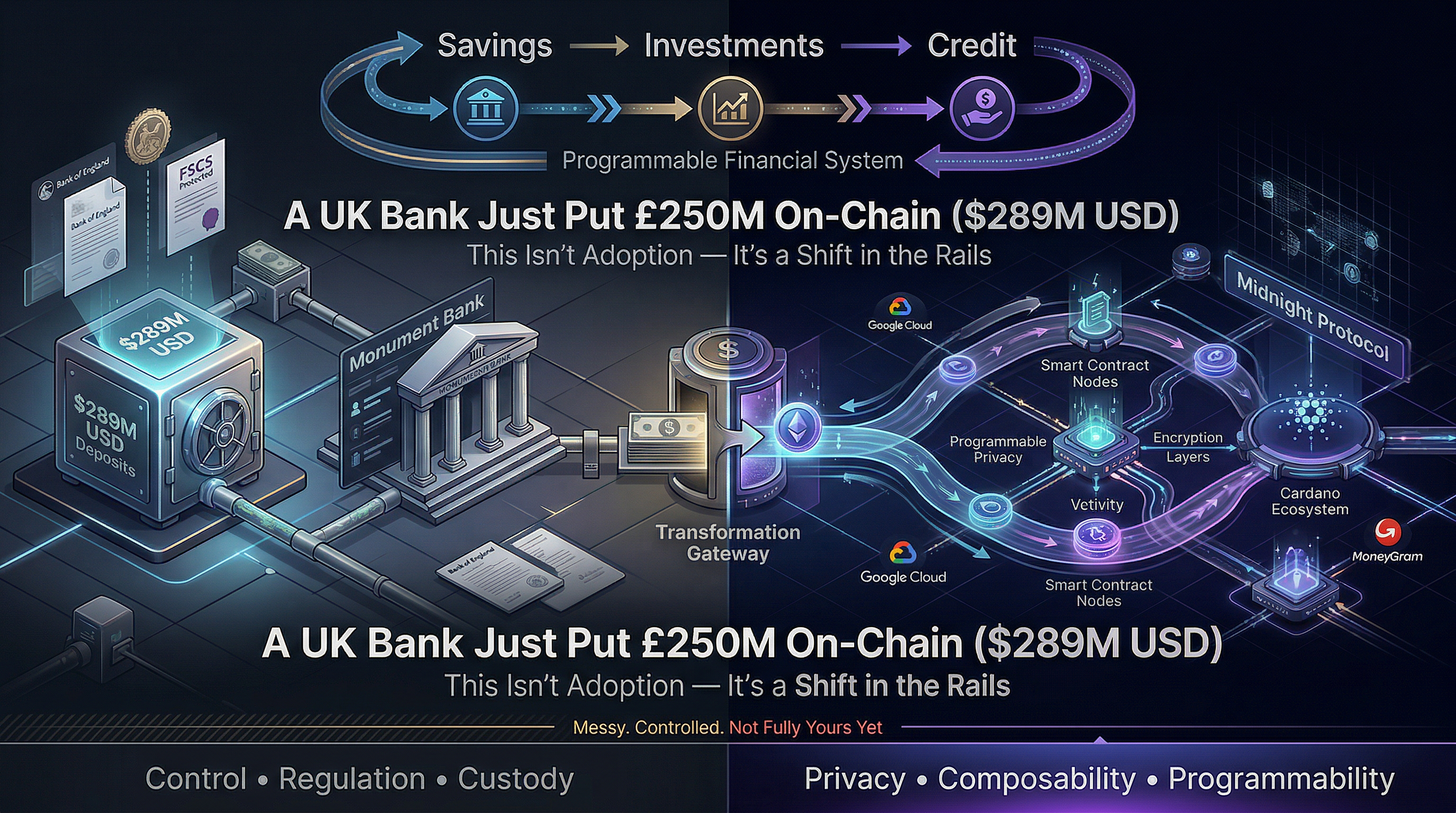 A UK Bank Just Put £250M on Midnight: