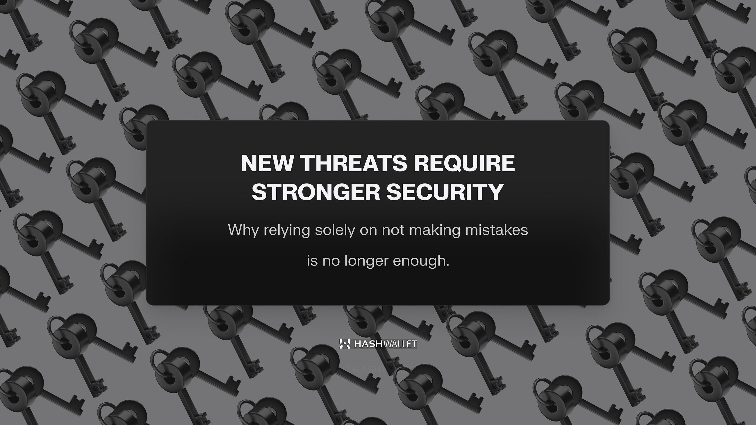 Why crypto security needs a new model